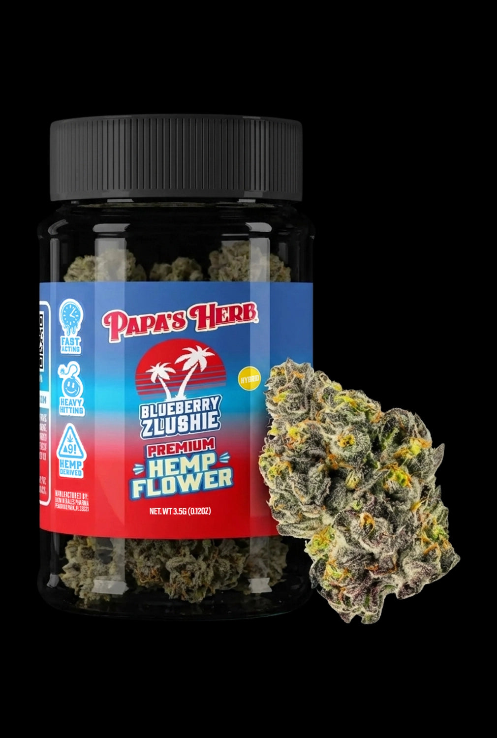 Papa's Herb BLUEBERRY ZLUSHIE INDOOR THCa FLOWER