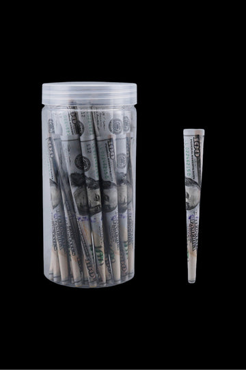 Cloud 8 King Size Hundred Dollar Bill Pre-Rolled Cones - 50 Pack - Cloud 8 King Size Hundred Dollar Bill Pre-Rolled Cones - 50 Pack