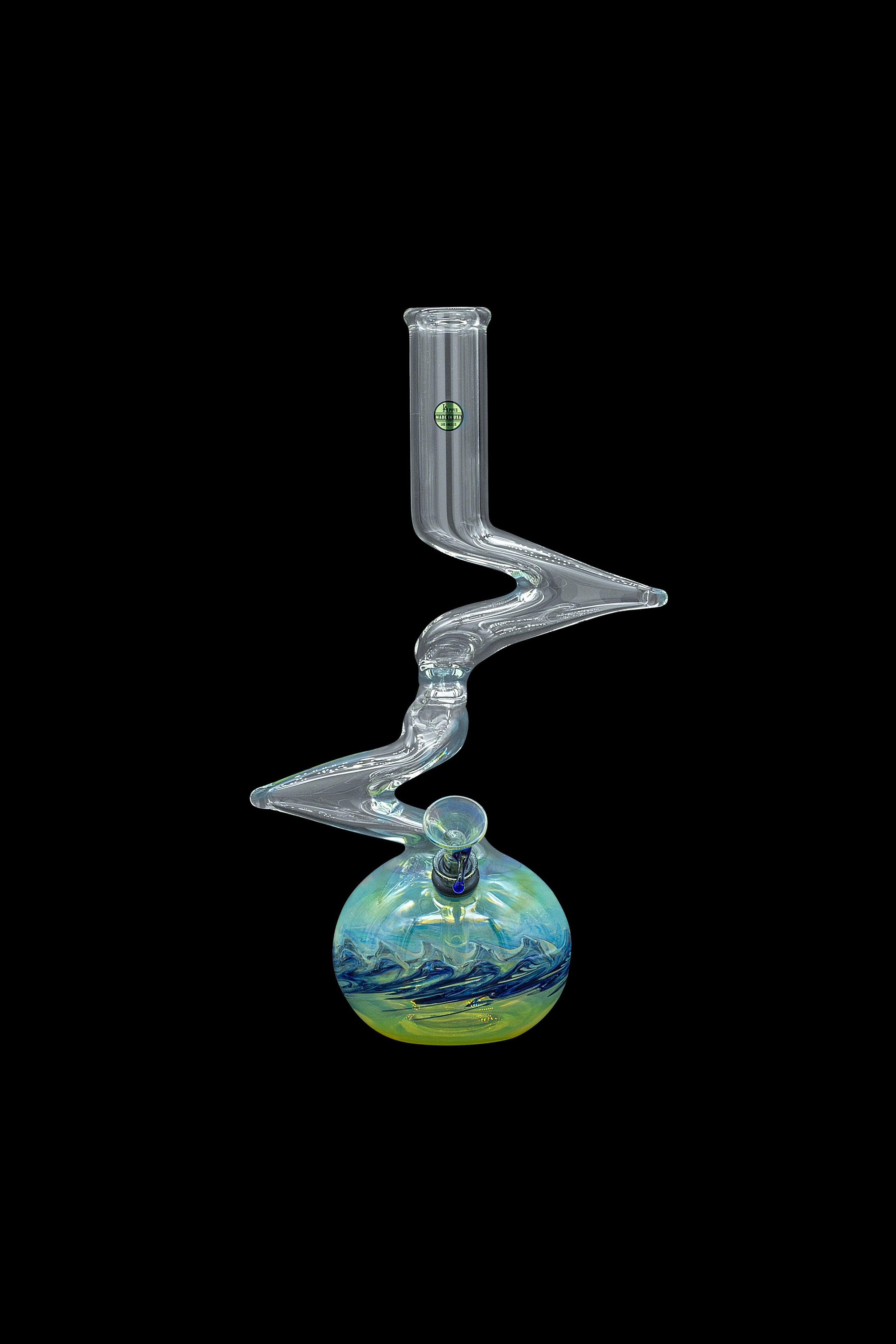 LA Pipes Bubble Base Bong -Switchback