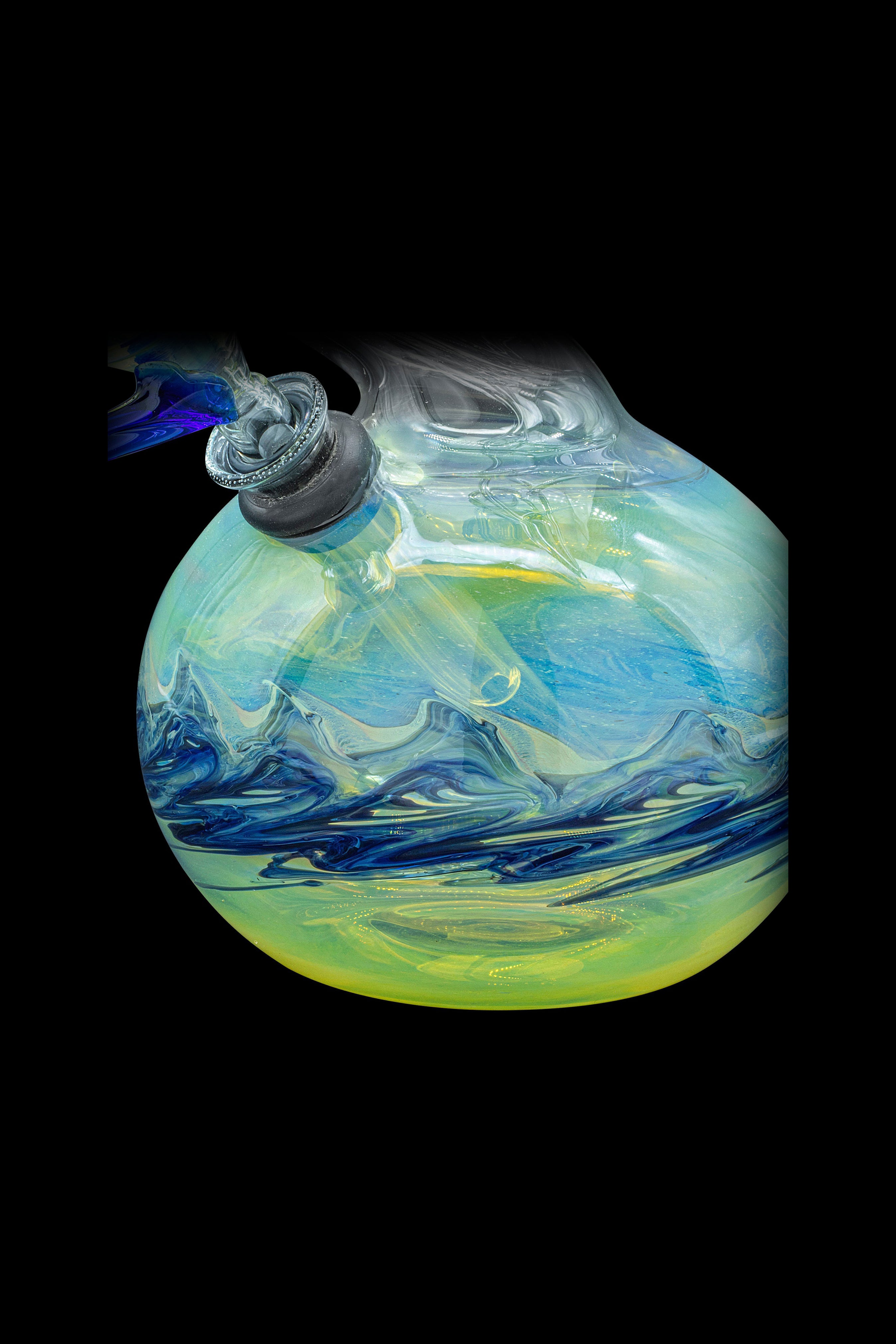 LA Pipes Bubble Base Bong -Switchback