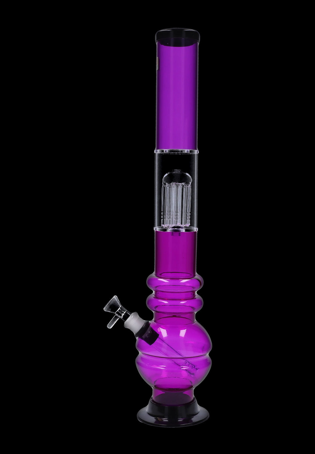Bubble Base with Glass Perc Acrylic Bong