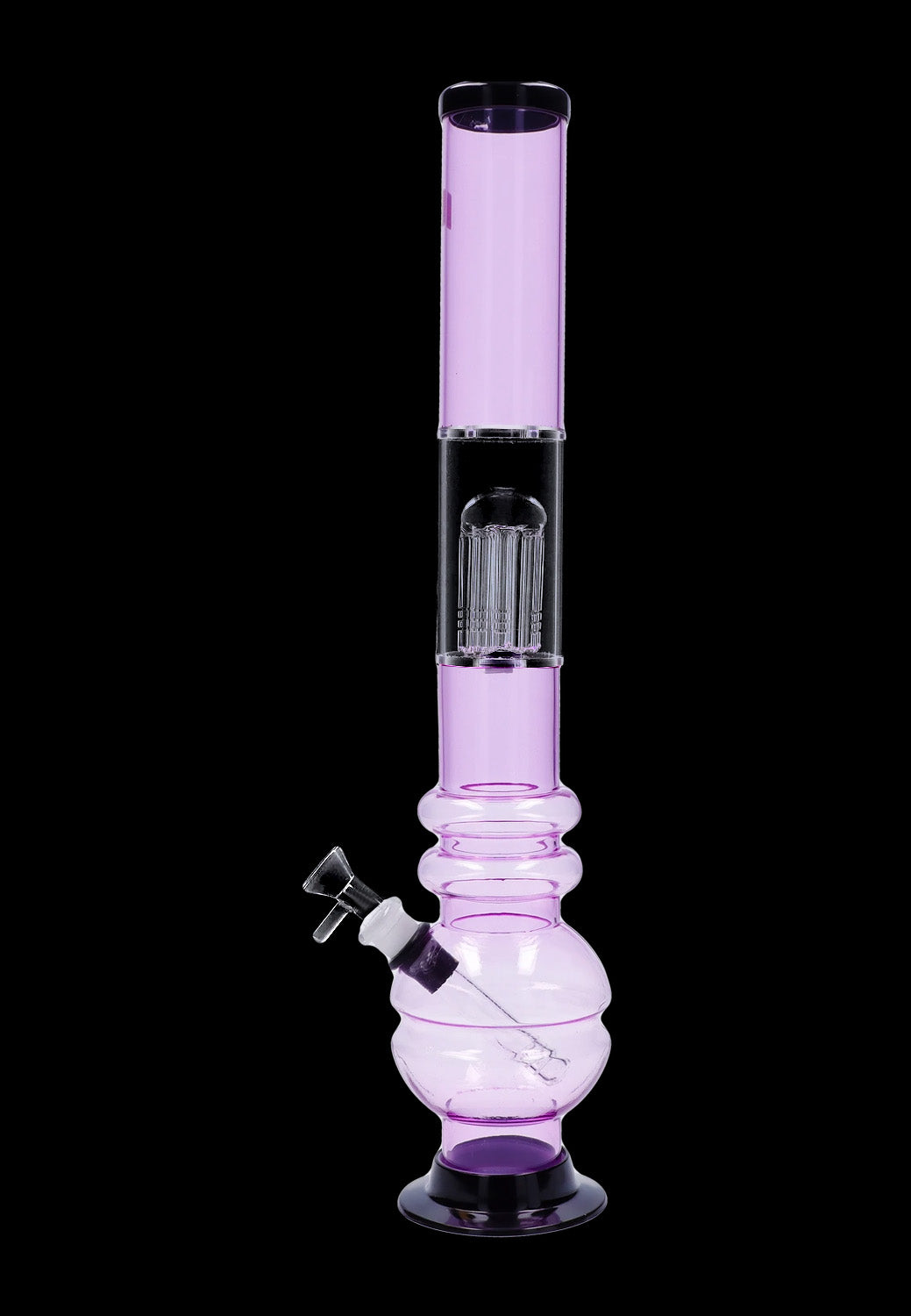 Bubble Base with Glass Perc Acrylic Bong