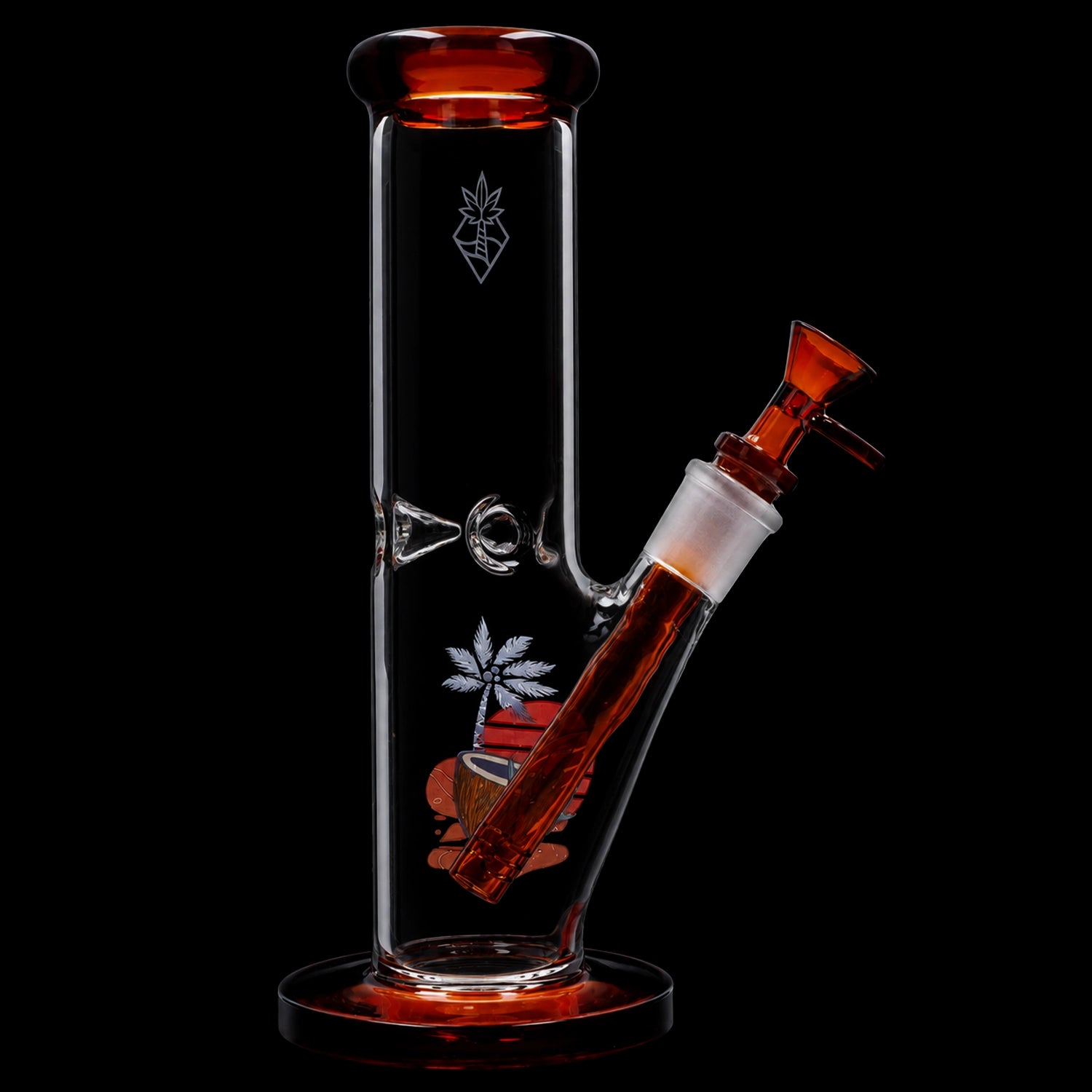 Smoke Cartel Cabana Cannabis Co. Coconut Water Pipe Amber - 10in