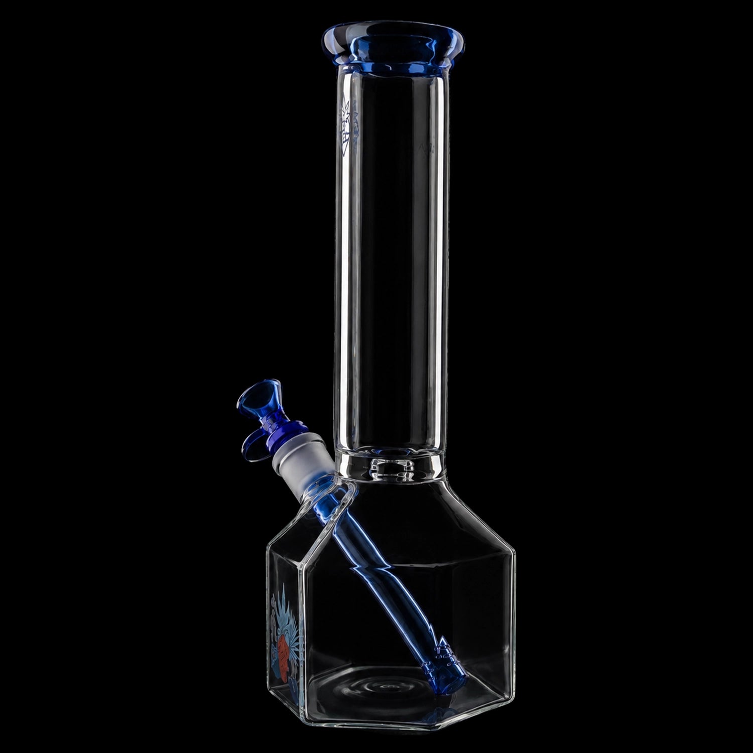 Cabana Cannabis Co. Pineapple Water Pipe Light Blue - 12in
