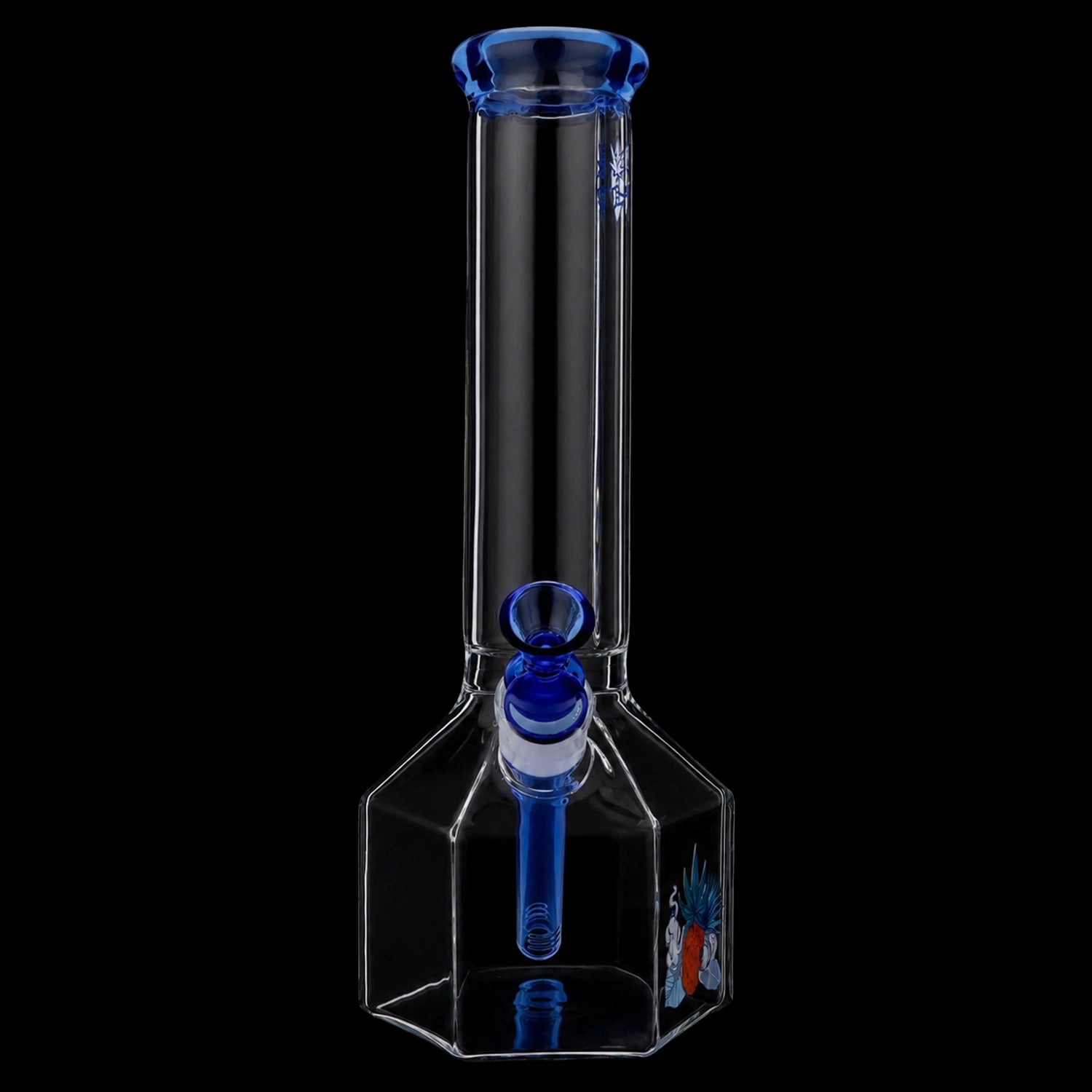 Cabana Cannabis Co. Pineapple Water Pipe Light Blue - 12in