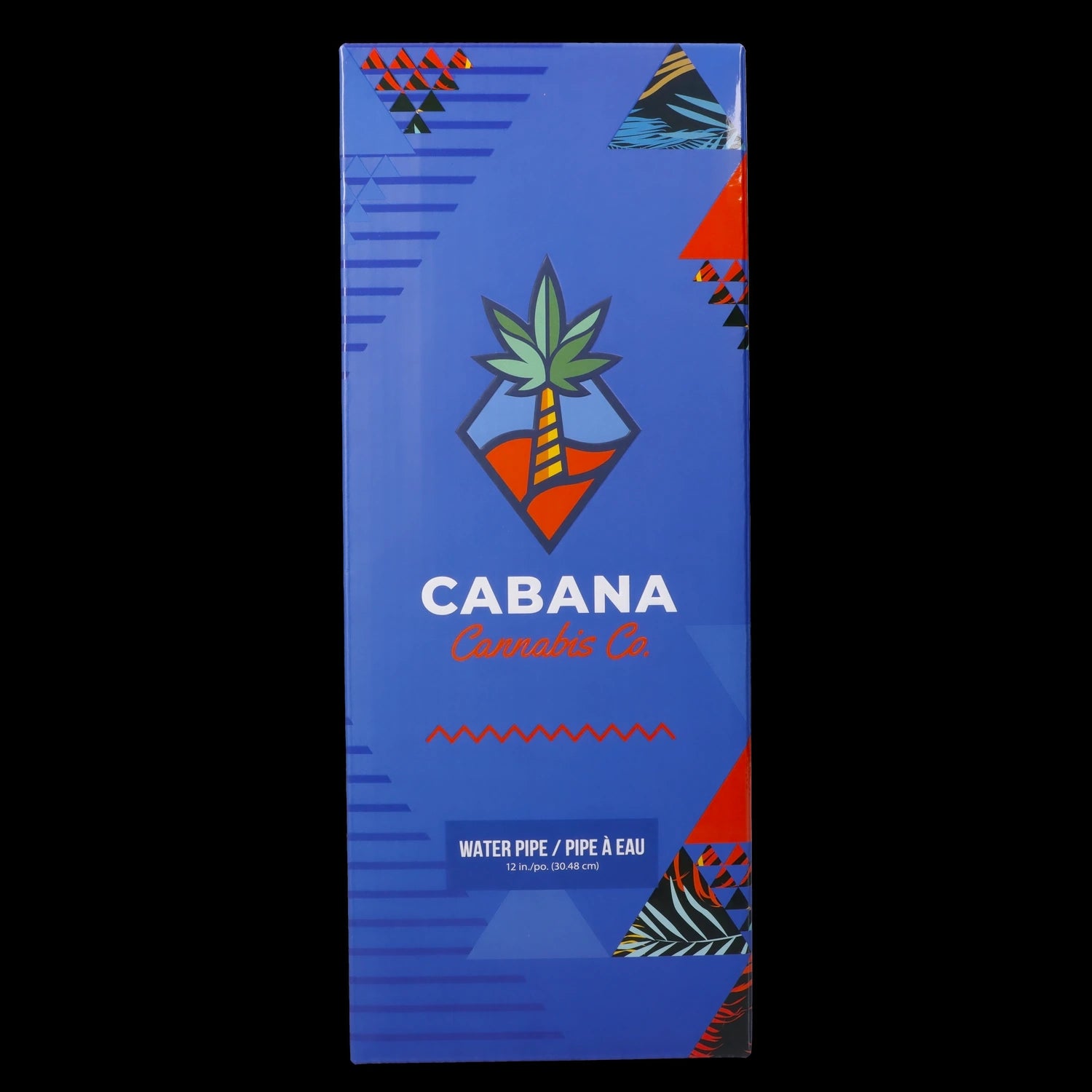 Cabana Cannabis Co. Pineapple Water Pipe Light Blue - 12in