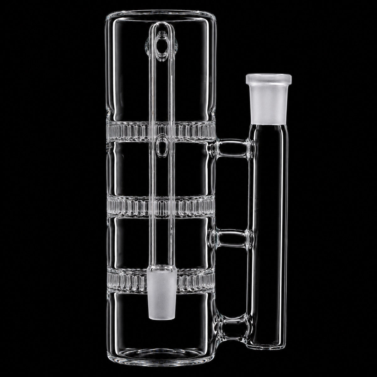 Smoke Cartel Triple Honeycomb Ash Catcher - 90 degree - 14mm