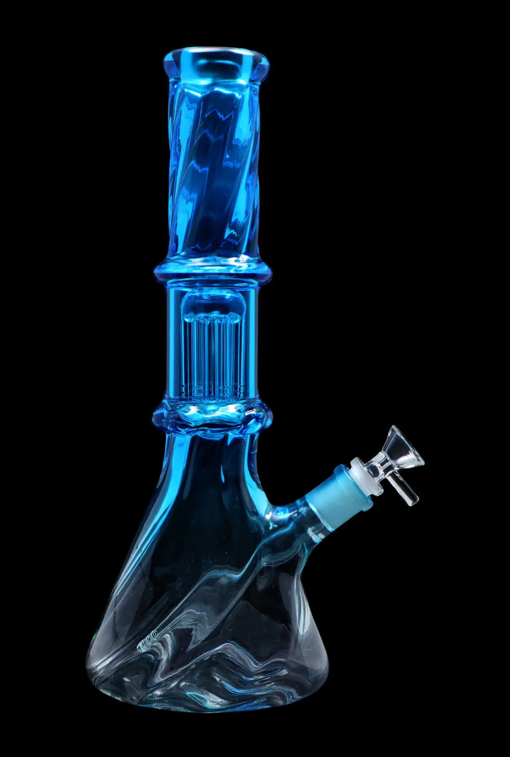 Smoke Cartel Twisted Neon Beaker with Tree Perc