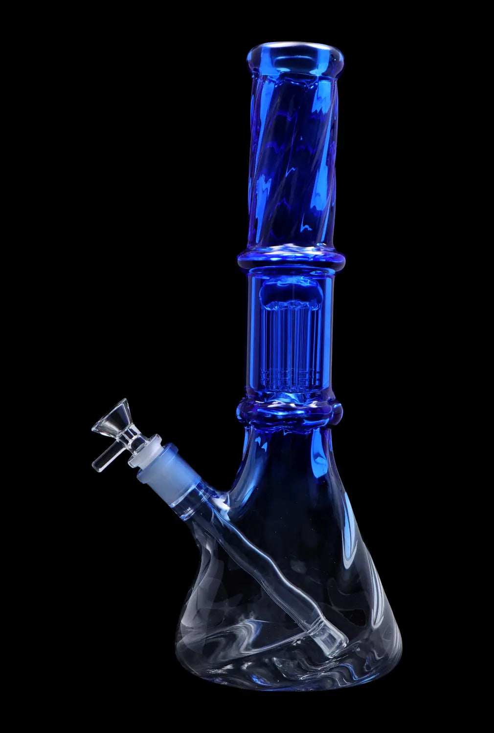 Smoke Cartel Twisted Neon Beaker with Tree Perc