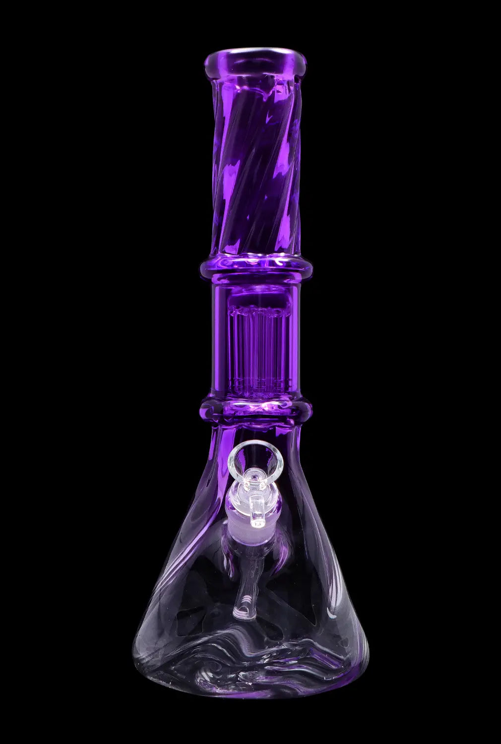 Smoke Cartel Twisted Neon Beaker with Tree Perc