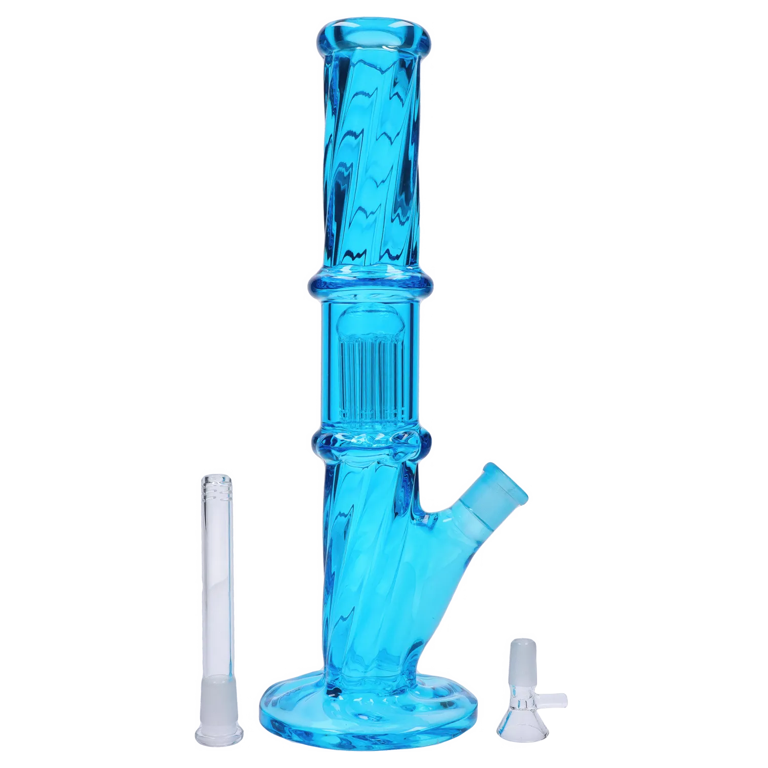 Smoke Cartel Twisted Straight Tube with Tree Perc