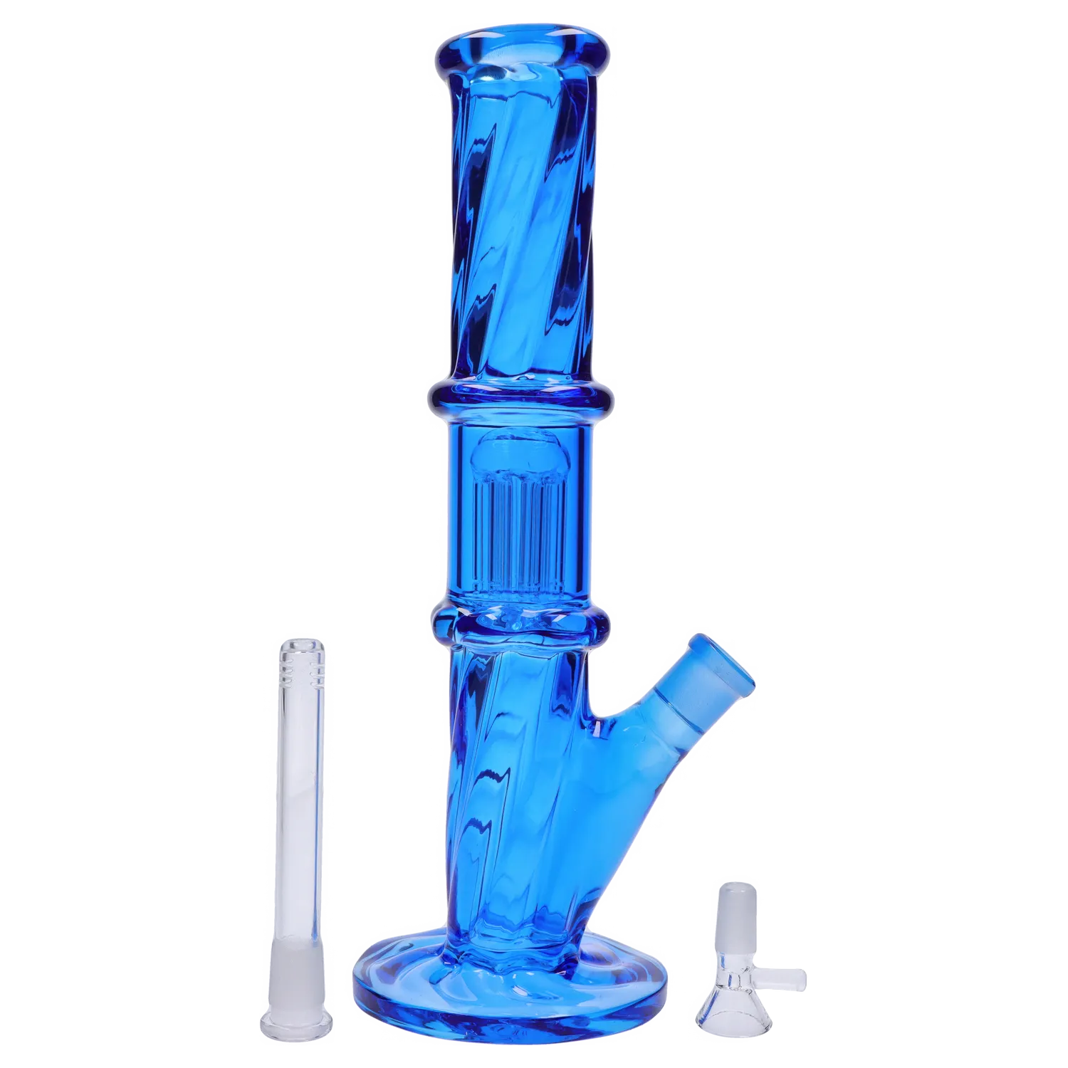 Smoke Cartel Twisted Straight Tube with Tree Perc