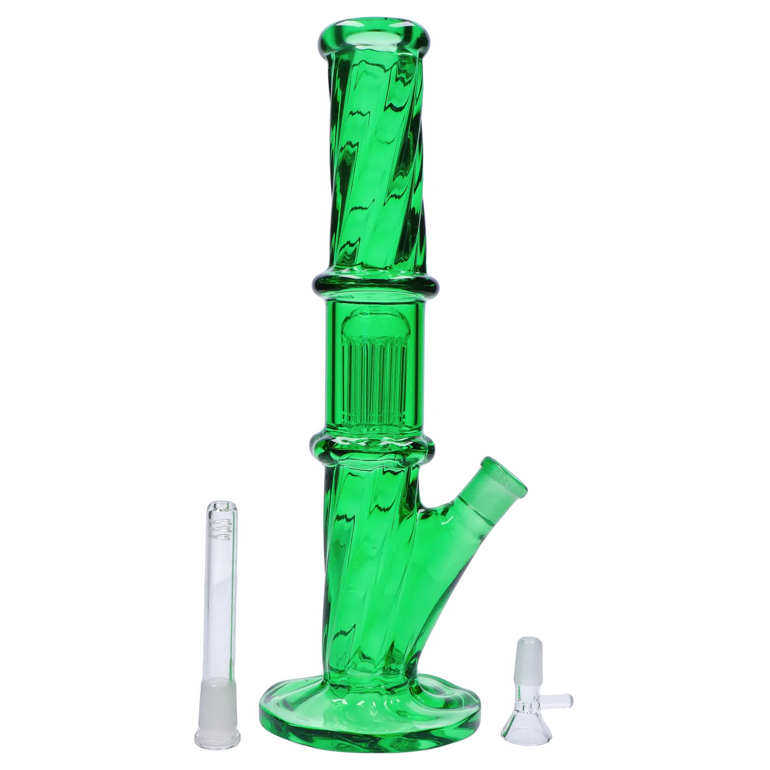 Smoke Cartel Twisted Straight Tube with Tree Perc