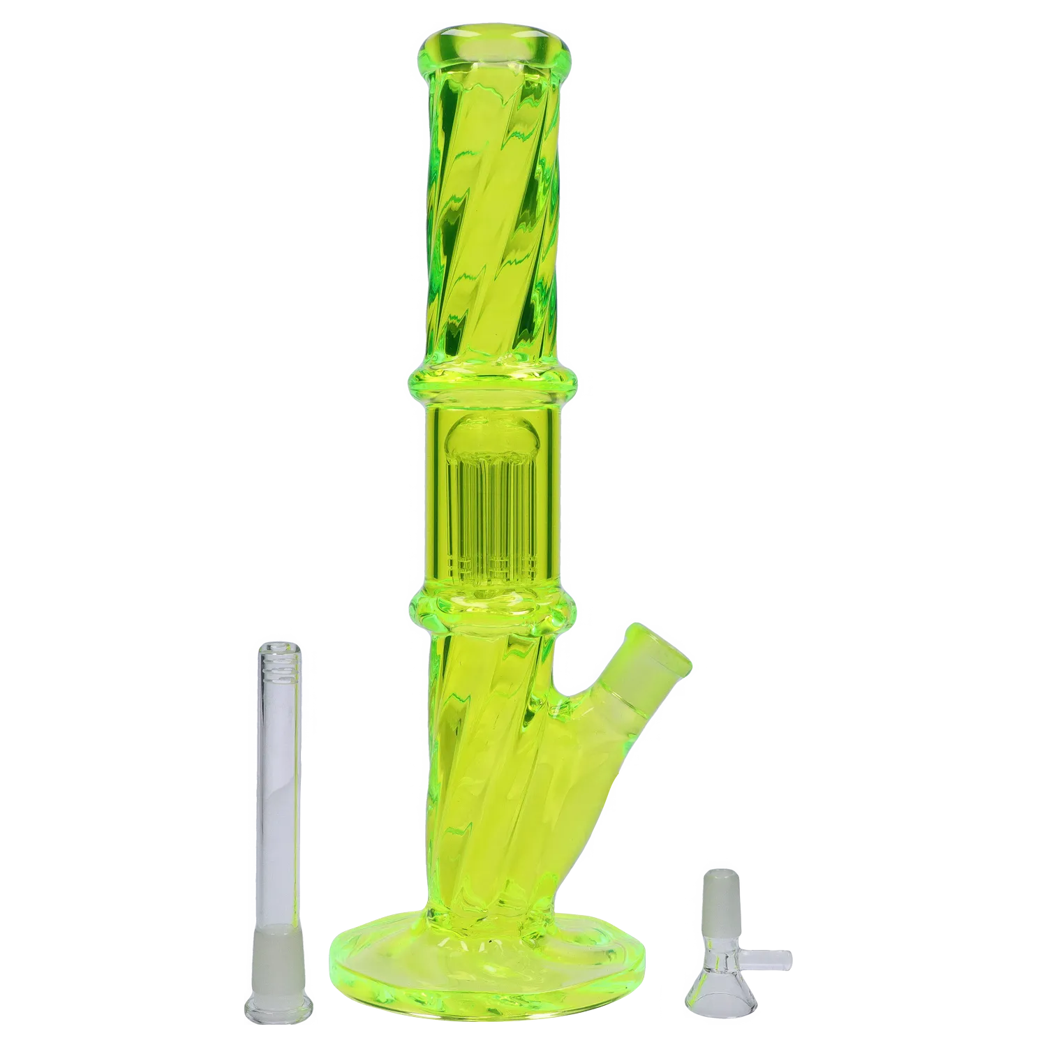 Smoke Cartel Twisted Straight Tube with Tree Perc