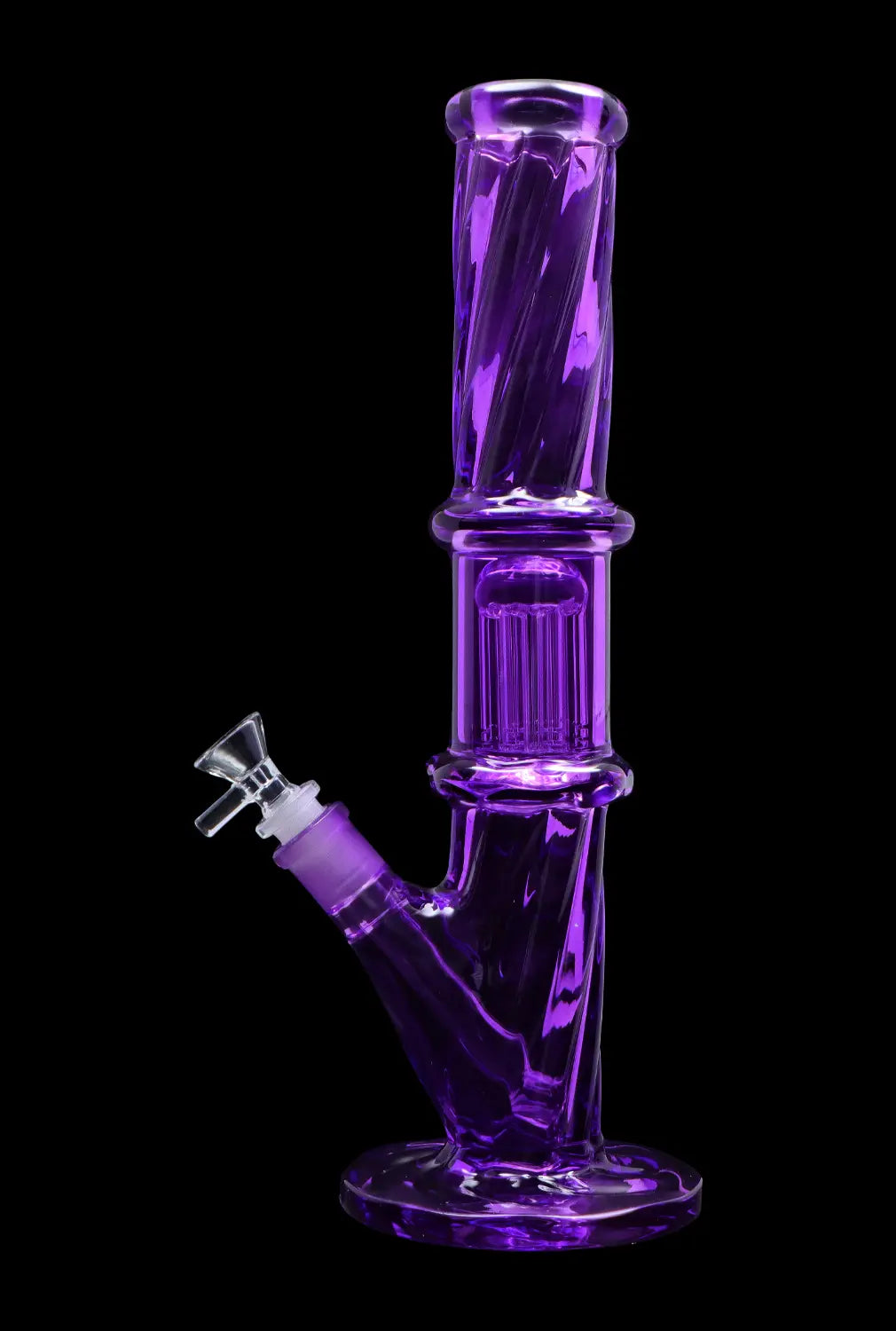 Smoke Cartel Twisted Straight Tube with Tree Perc