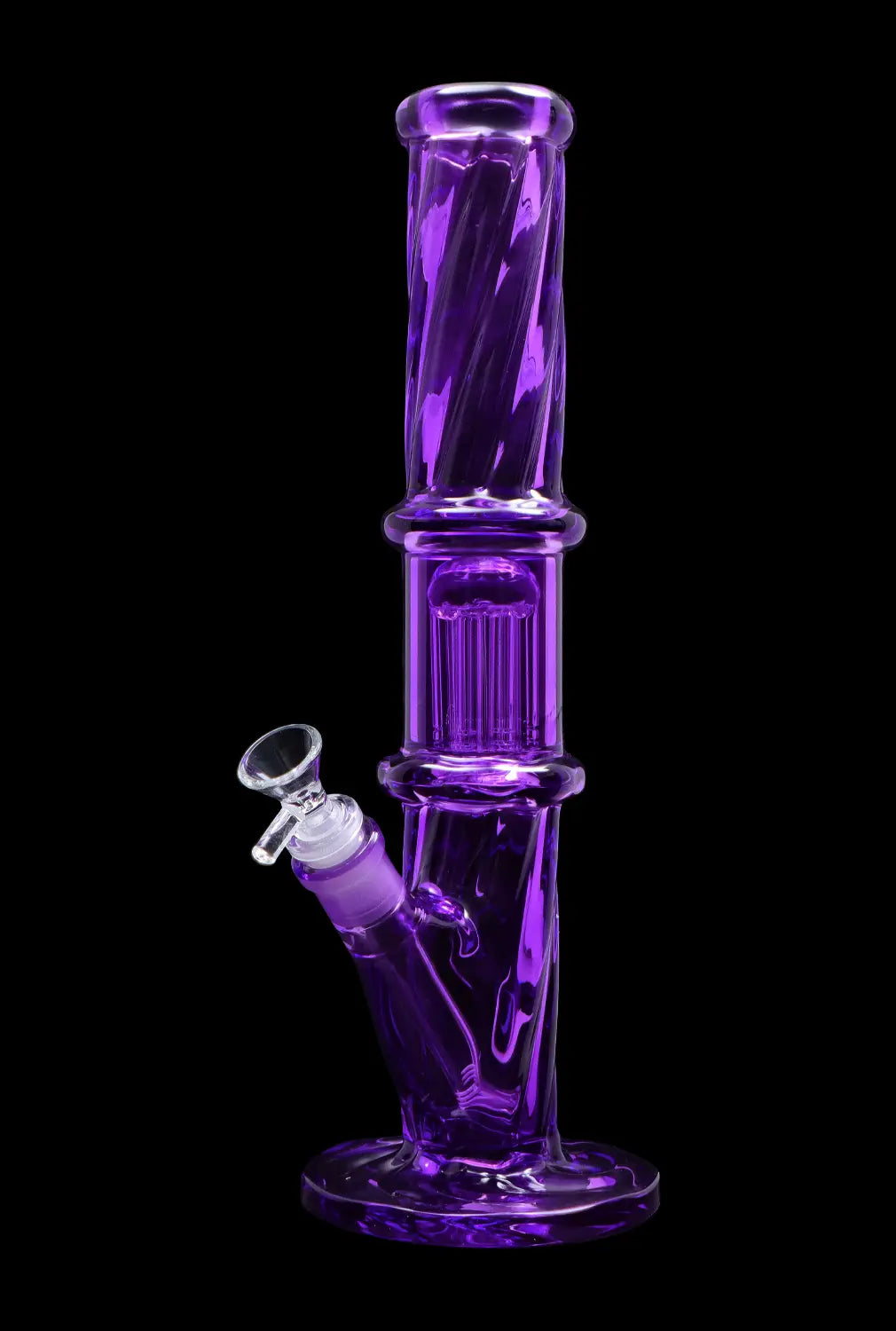 Smoke Cartel Twisted Straight Tube with Tree Perc