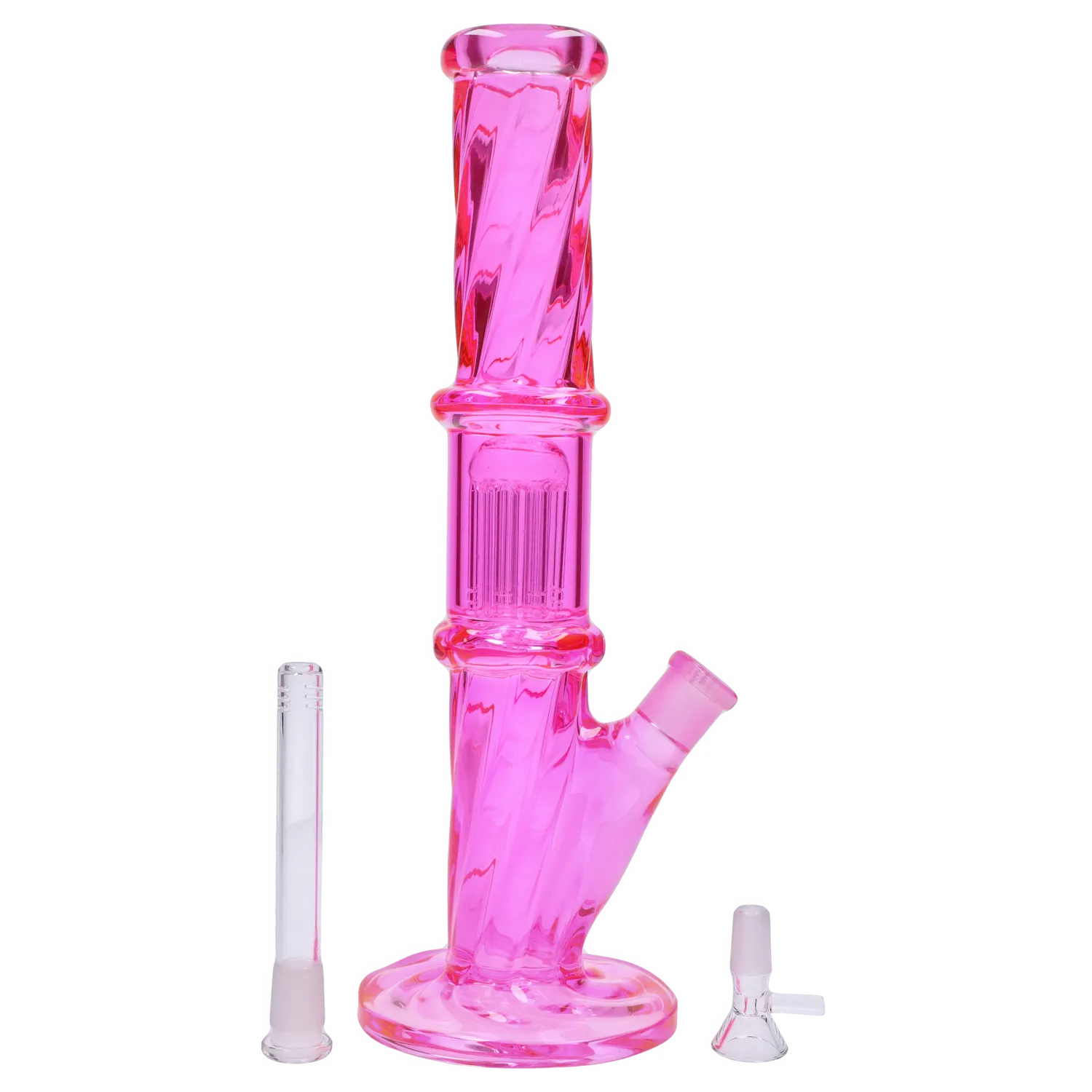 Smoke Cartel Twisted Straight Tube with Tree Perc