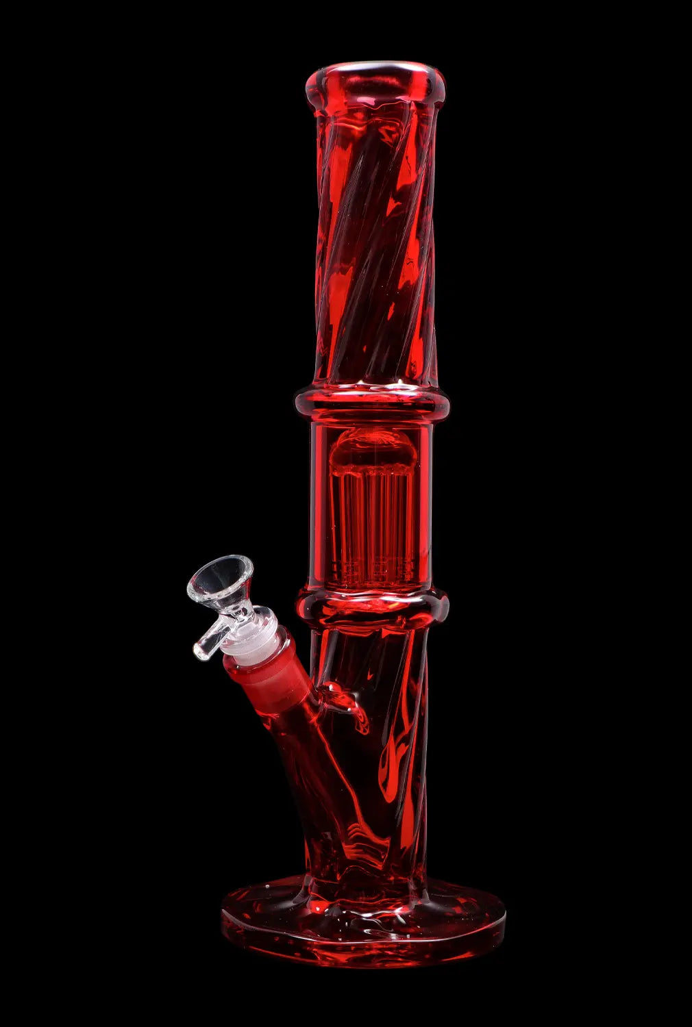 Smoke Cartel Twisted Straight Tube with Tree Perc