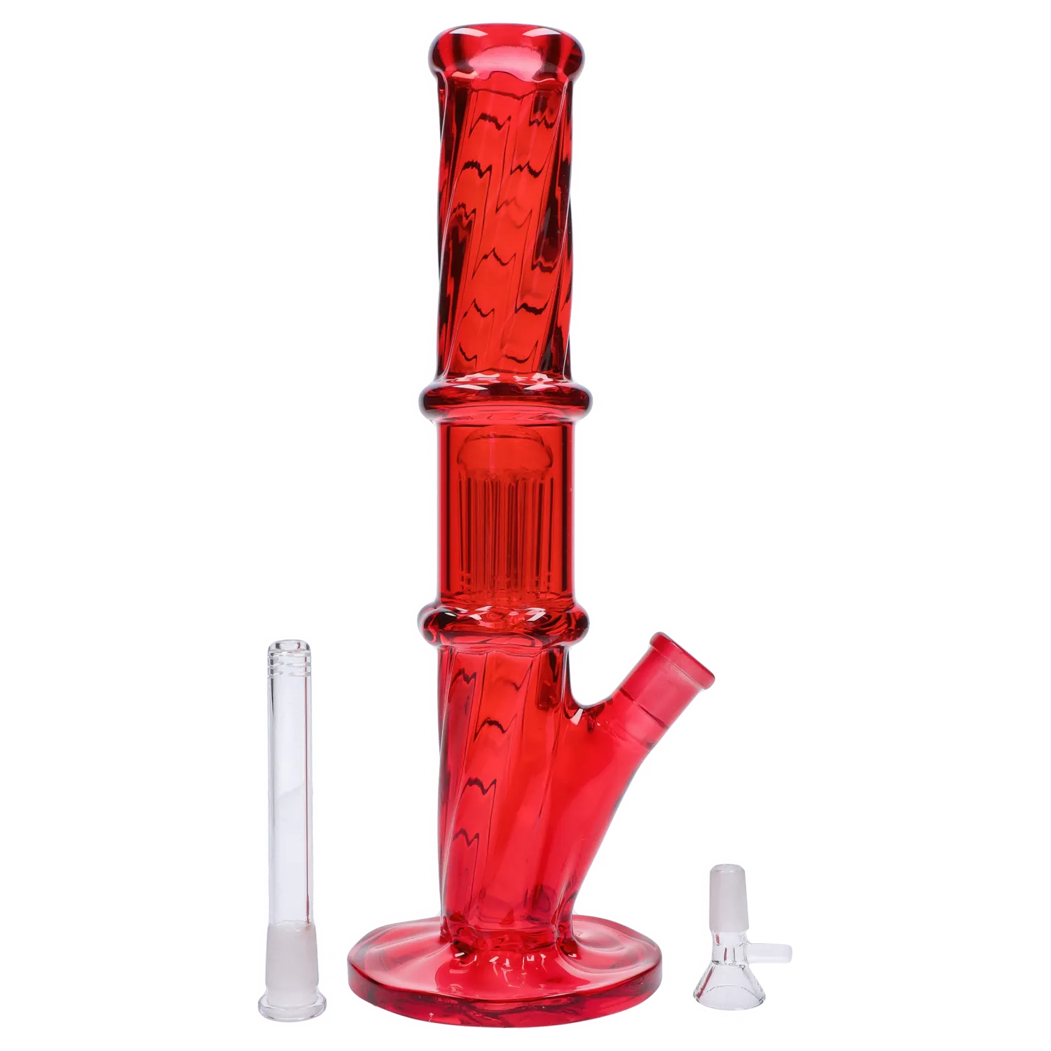 Smoke Cartel Twisted Straight Tube with Tree Perc
