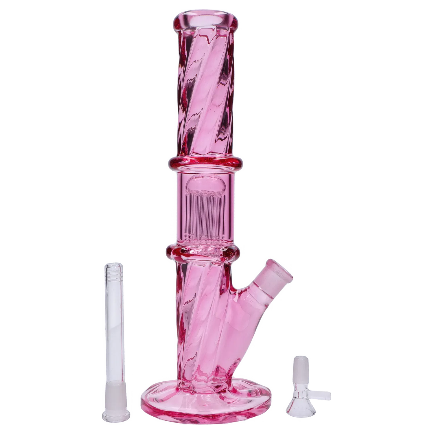 Smoke Cartel Twisted Straight Tube with Tree Perc