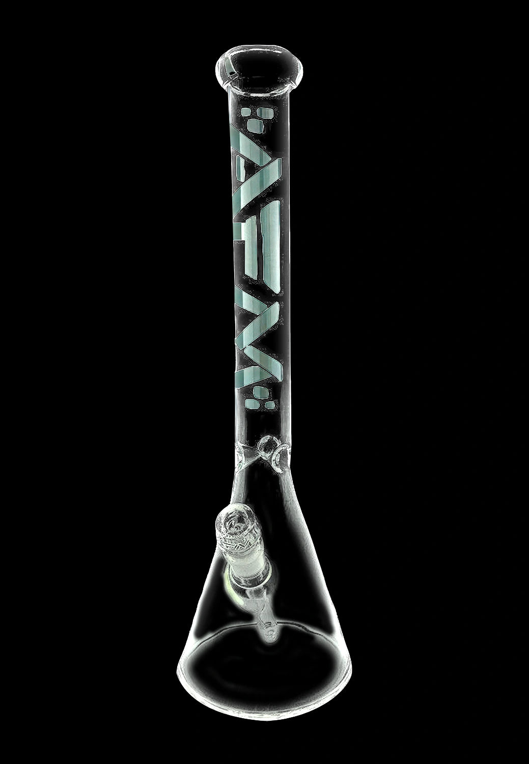 AFM Glass Classic Clear Glass Beaker Bong 5mm