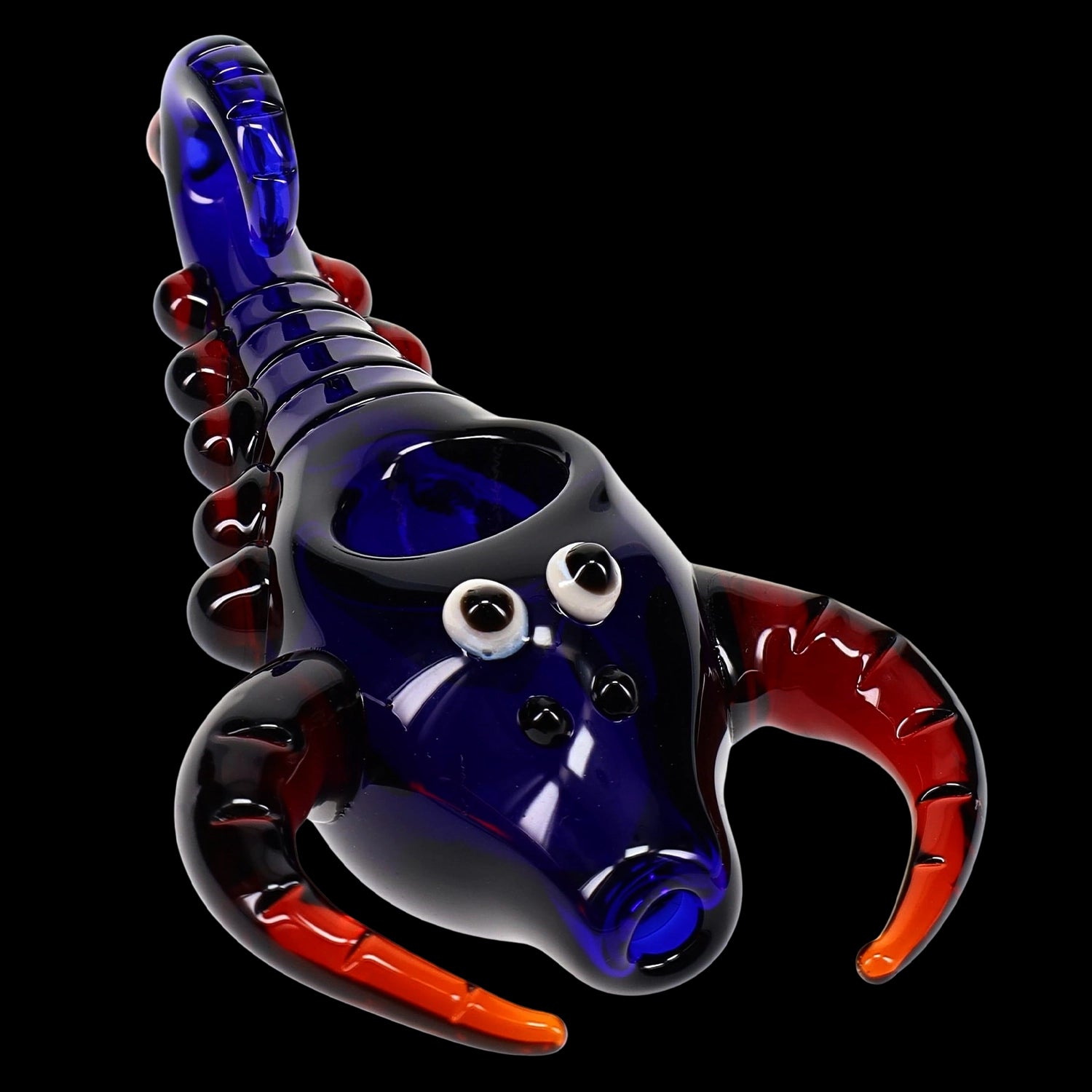 Colored Glass Scorpion Hand Pipe “Stinger” – Assorted Colors