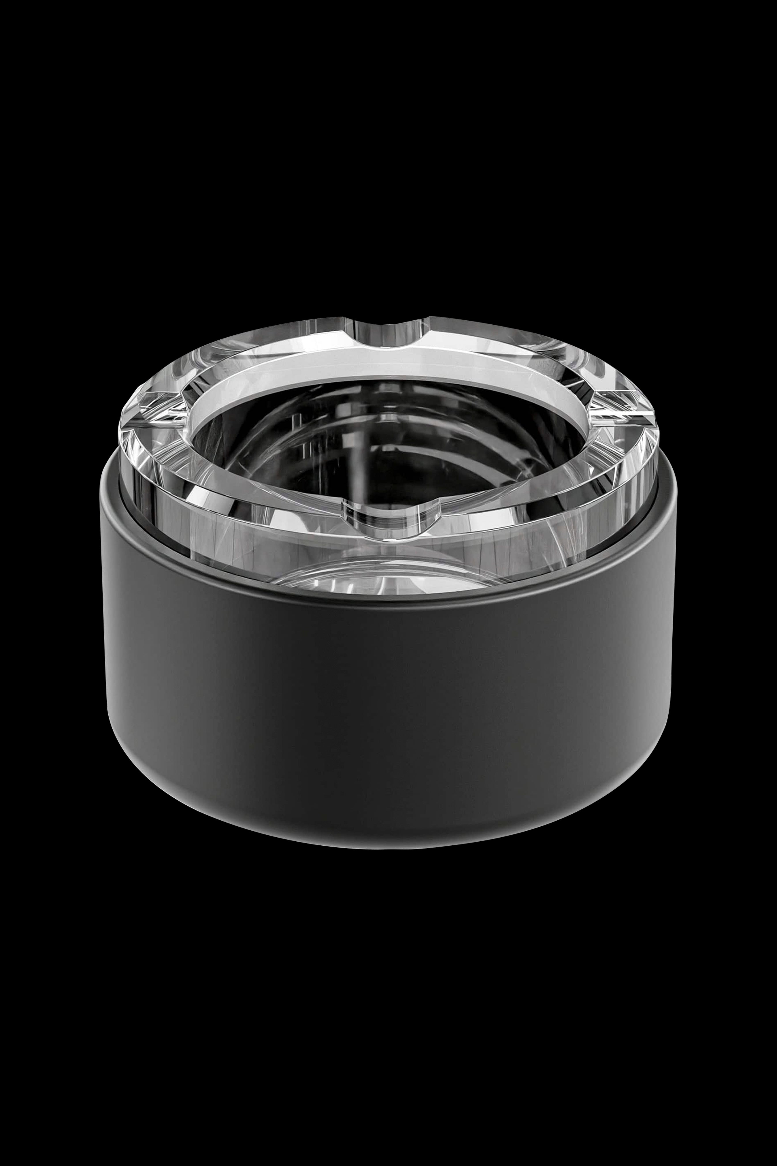 Black and clear cannabis grinder.