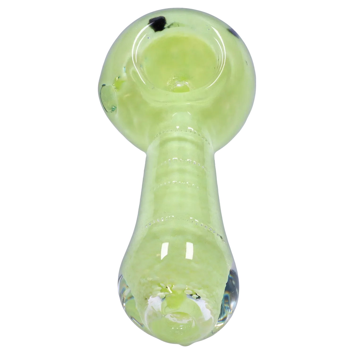 Smoke Cartel Frit Marble Rim Pastel Spoon Pipe - 3.5 in.