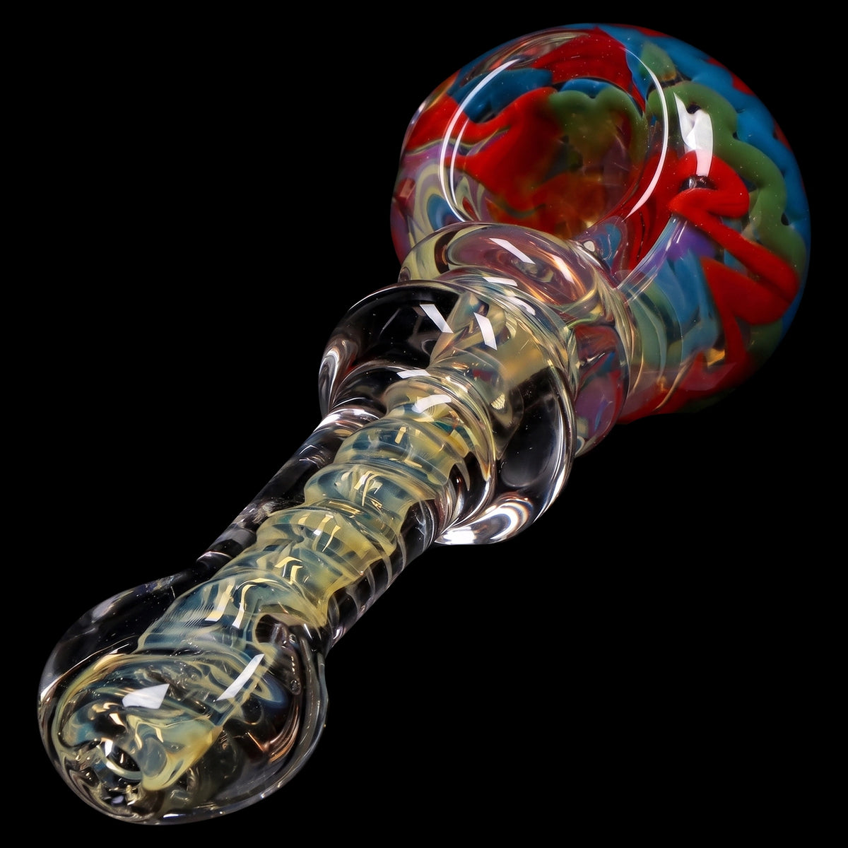 Smoke Cartel Squiggle Swirl Spoon Pipe