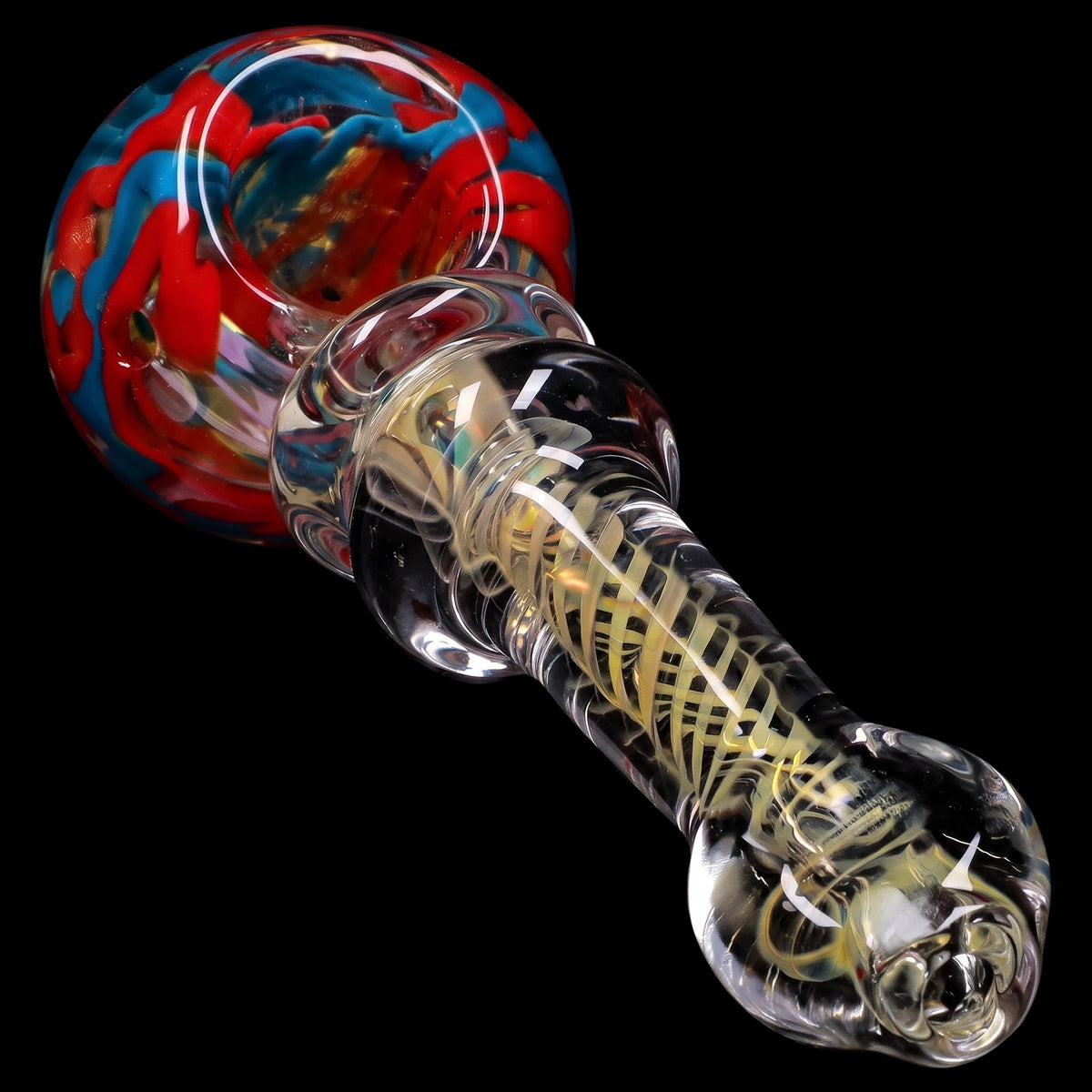 Smoke Cartel Squiggle Swirl Spoon Pipe