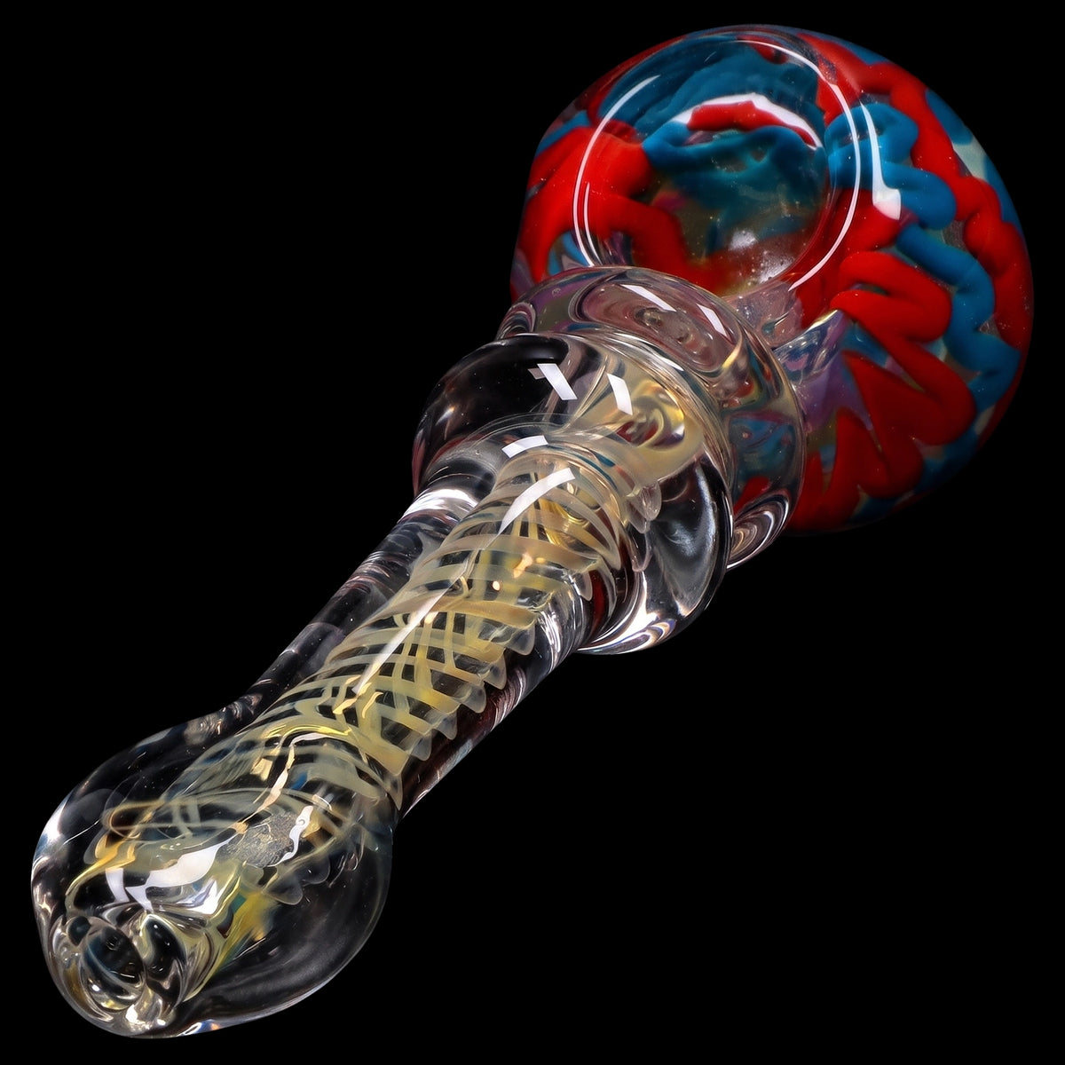 Smoke Cartel Squiggle Swirl Spoon Pipe