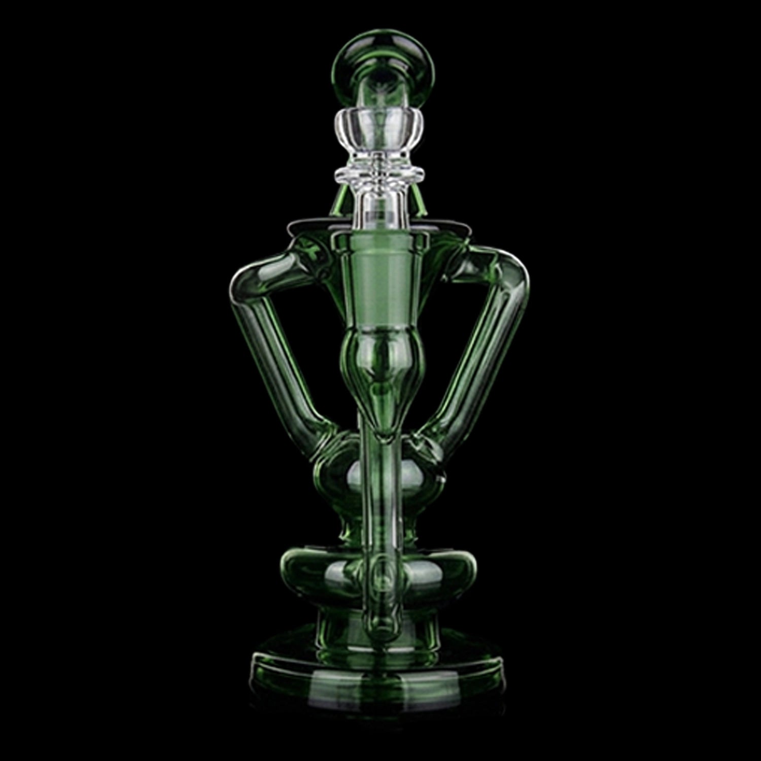 Smoke Cartel Bent Neck Recycler Dual Use Bong - 6.8 in.