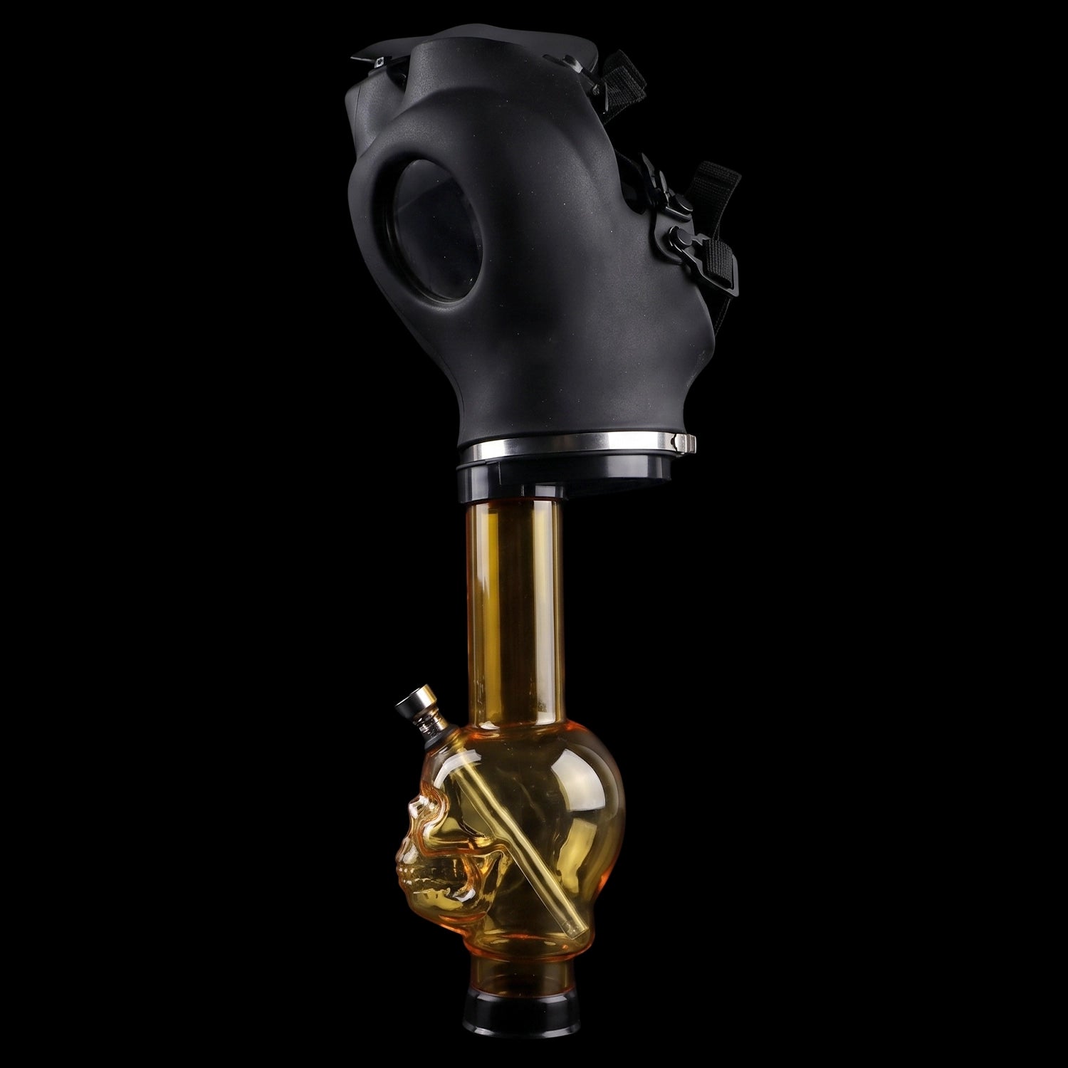 Smoke Cartel Gas Mask with Skull Bong