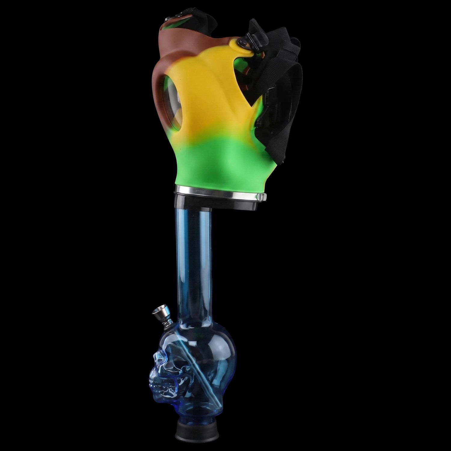 Smoke Cartel Gas Mask with Skull Bong