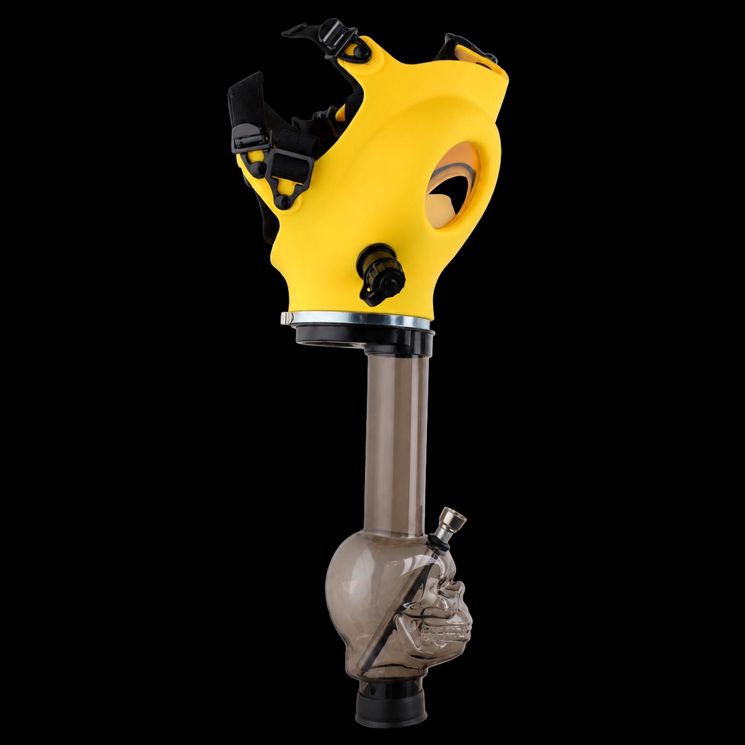Smoke Cartel Gas Mask with Skull Bong