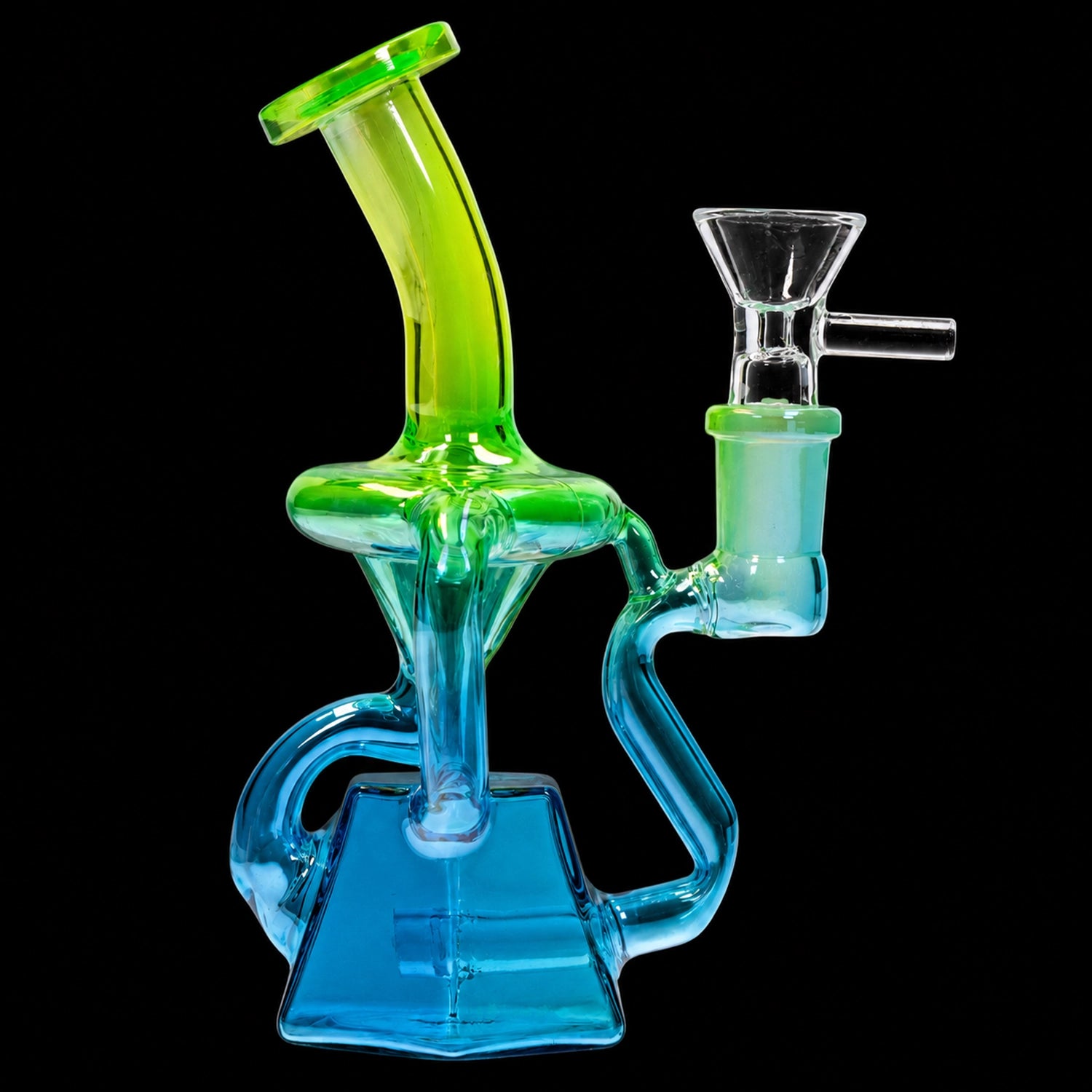 Smoke Cartel Tie-Dye Recycler Bong