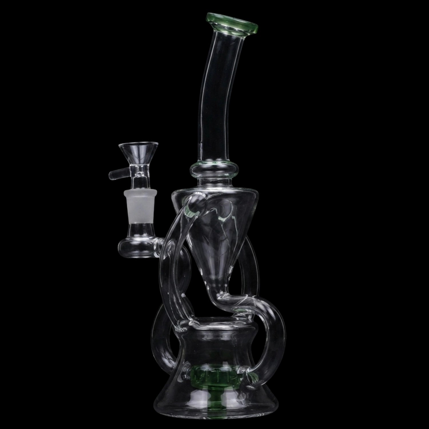 Smoke Cartel Electroplated Recycler Bong - 9.5 in.