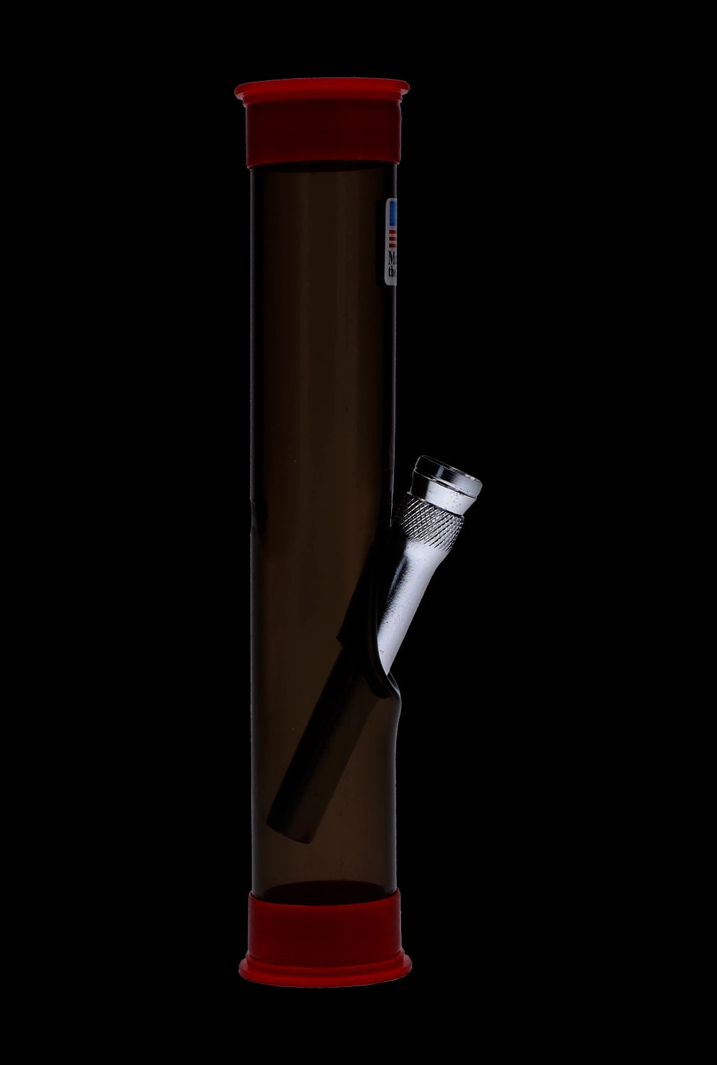 JM Plastics Straight Tube with Carb Hole Acrylic Bong