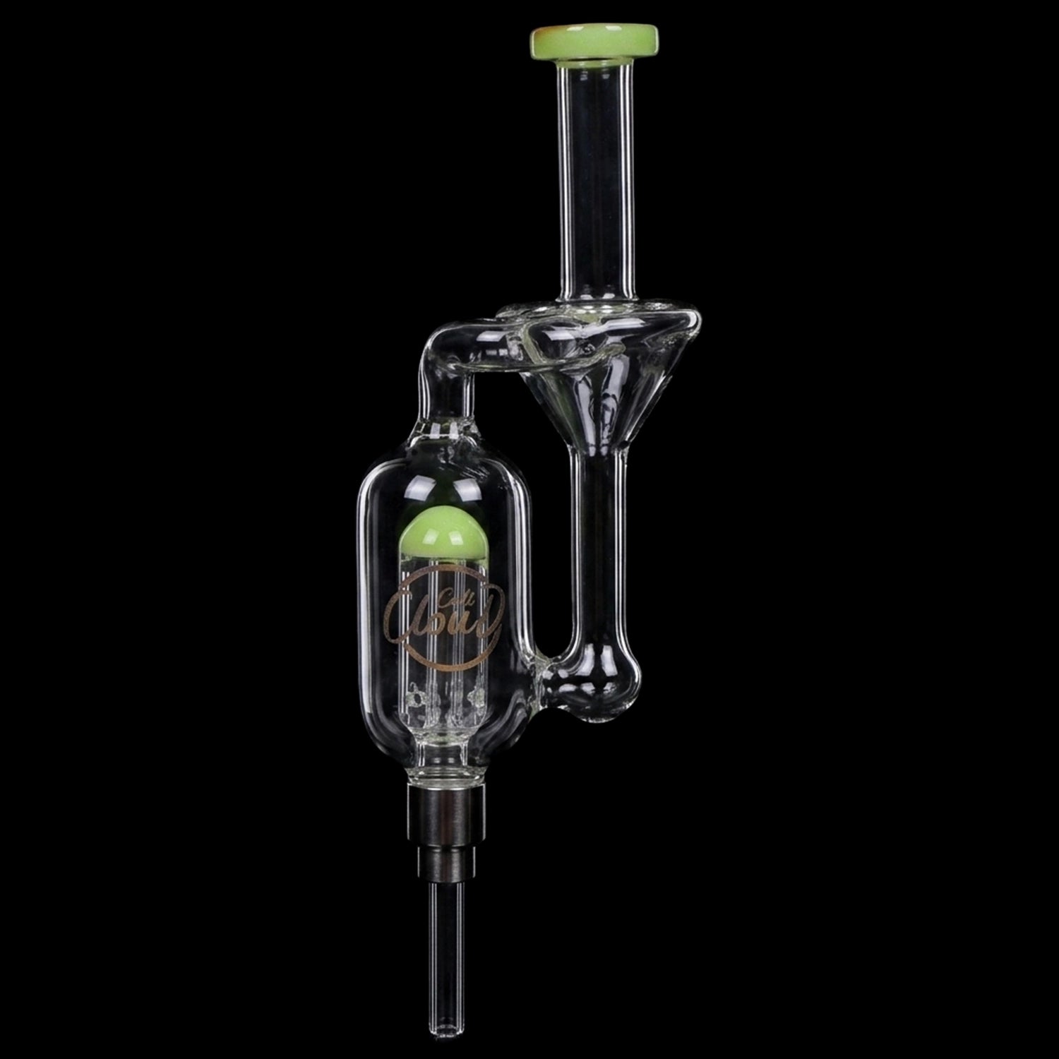 Cloud Cali Dome Inline Recycler CX Nectar Collector Straw - 7 in.