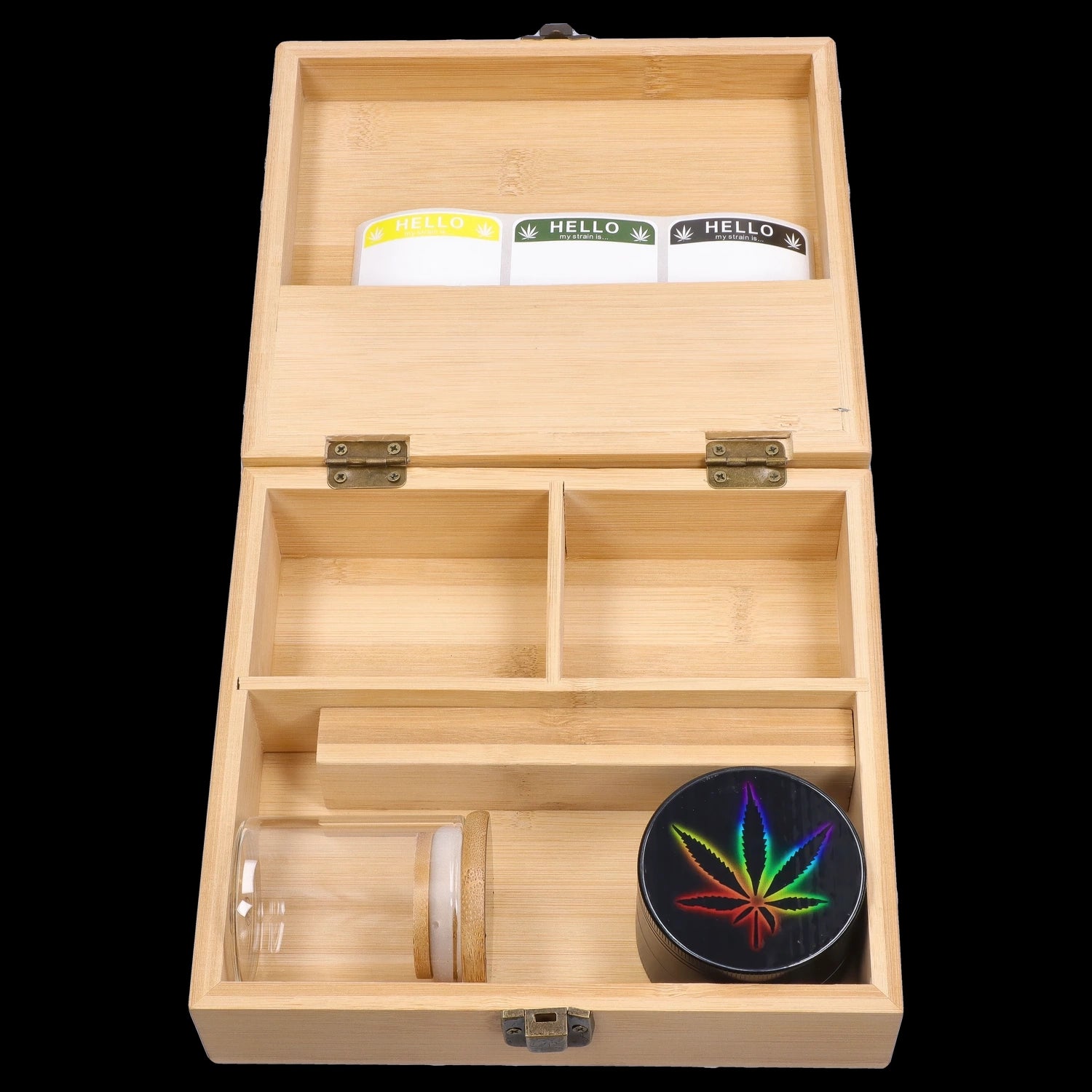 Smoke Cartel Large Bamboo Smoking kit (Flowing Leaf )