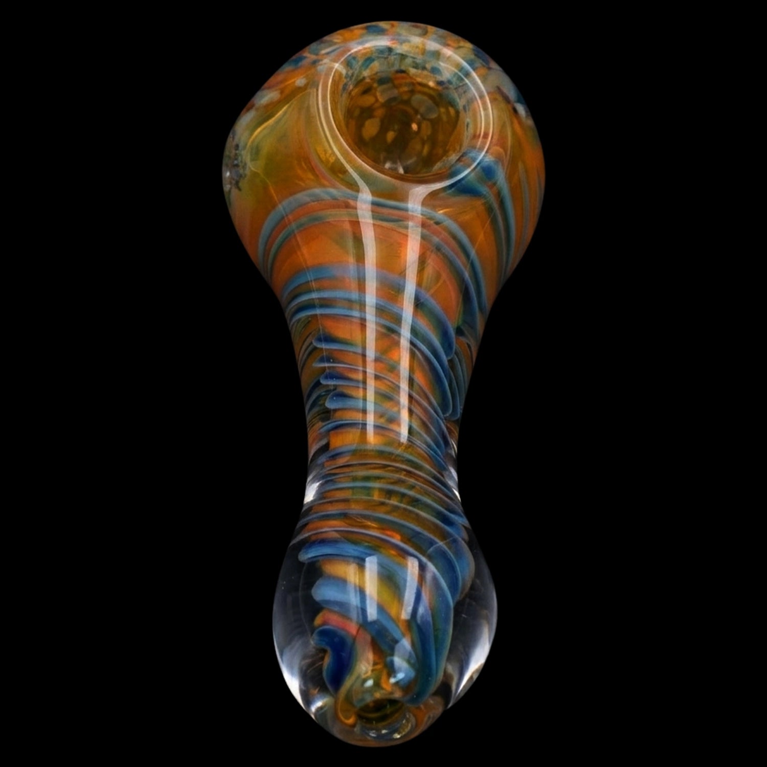 Cloud Cali Swirls and Dots Spoon Pipe - 4.75 in.