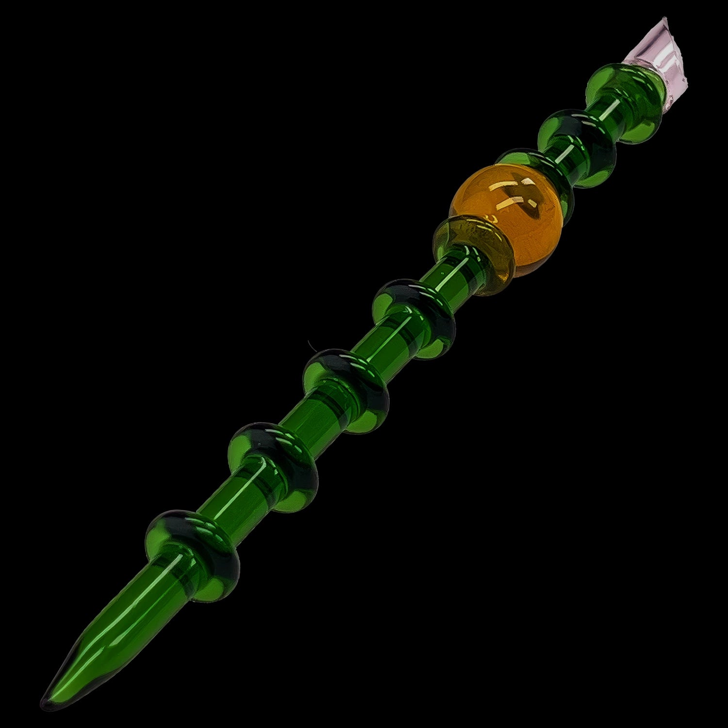 Cloud Cali Ringed Glass Dab Tool w/ Scoop - 8 in.