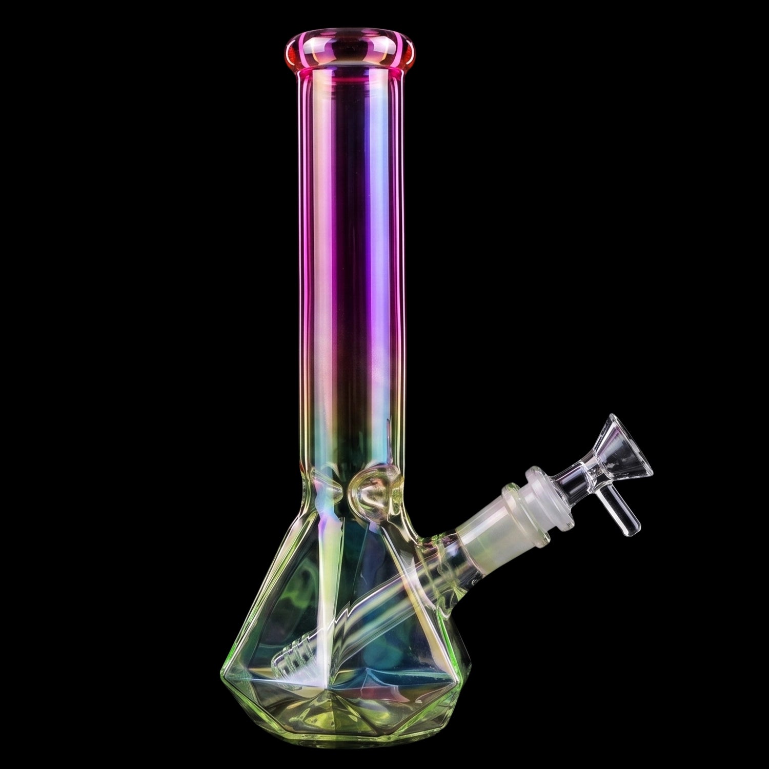 Cloud Cali Ombré Faceted Base Bong - 10 in.