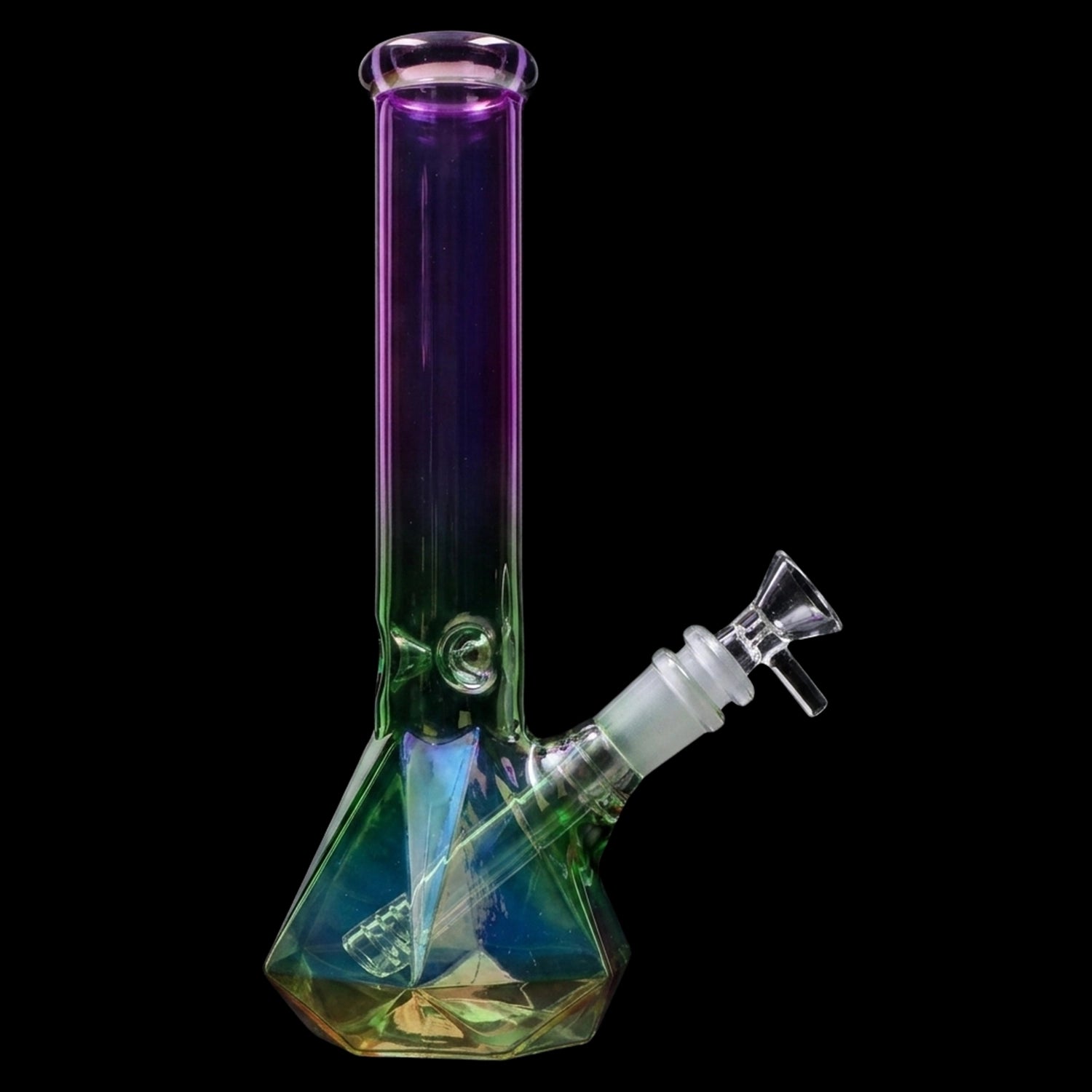 Cloud Cali Ombré Faceted Base Bong - 10 in.