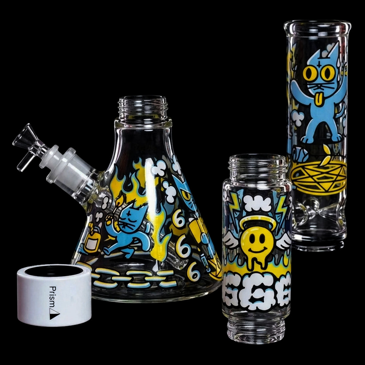 The 666 Cat Beaker Double Stack