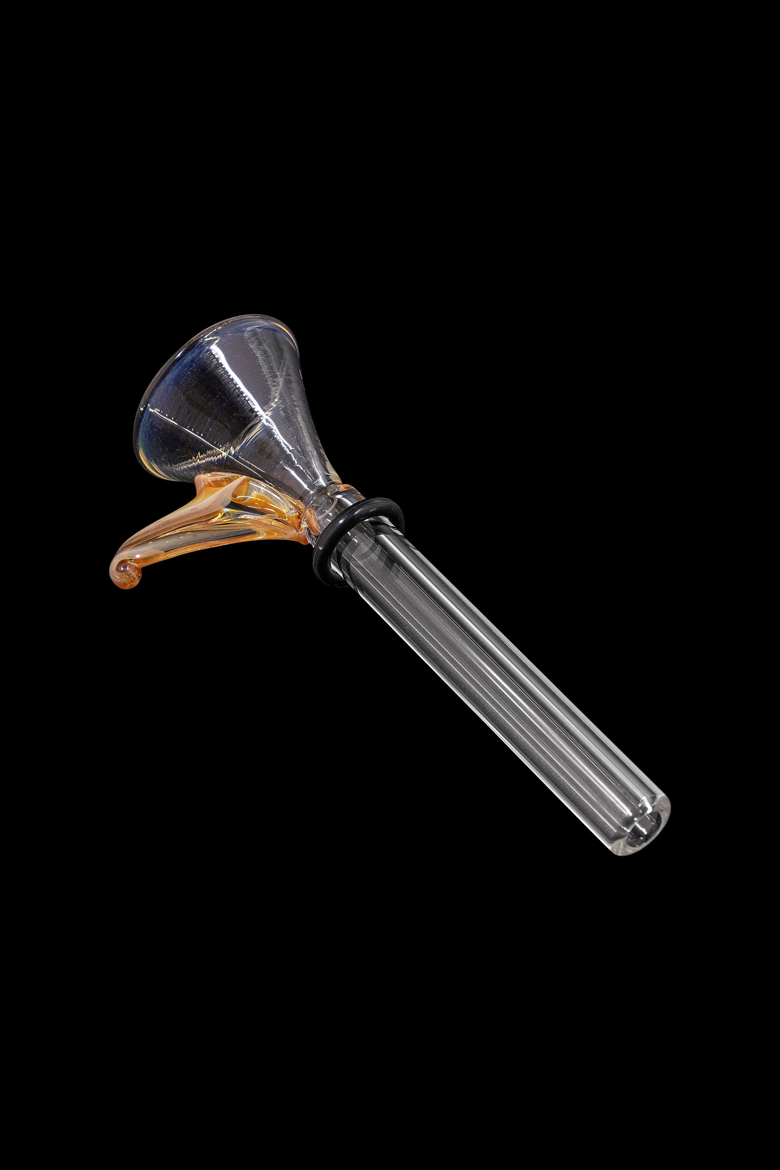 LA Pipes 9mm Funnel Slide Bowl with Handle for Pull-Stem Bongs