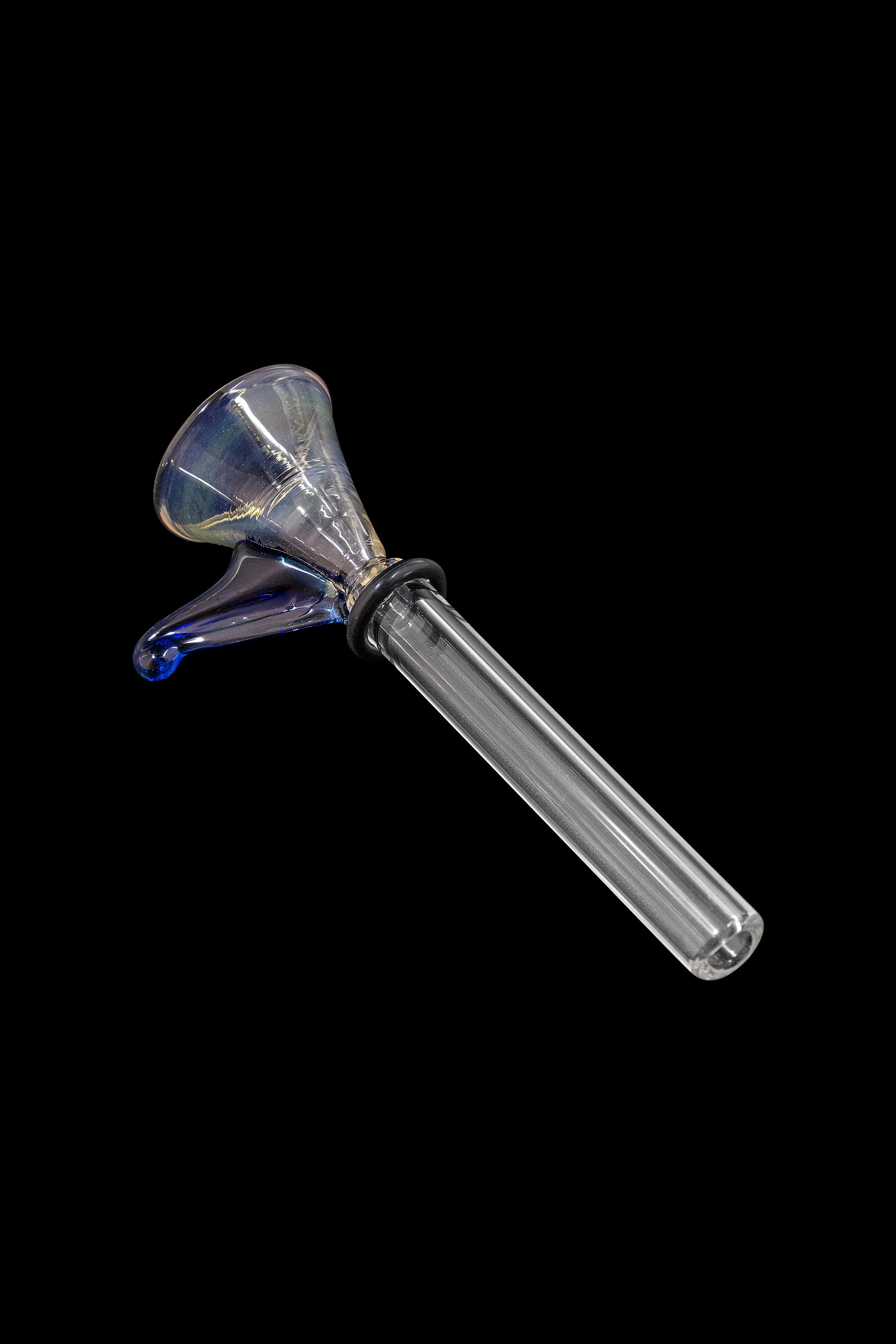 LA Pipes 9mm Funnel Slide Bowl with Handle for Pull-Stem Bongs