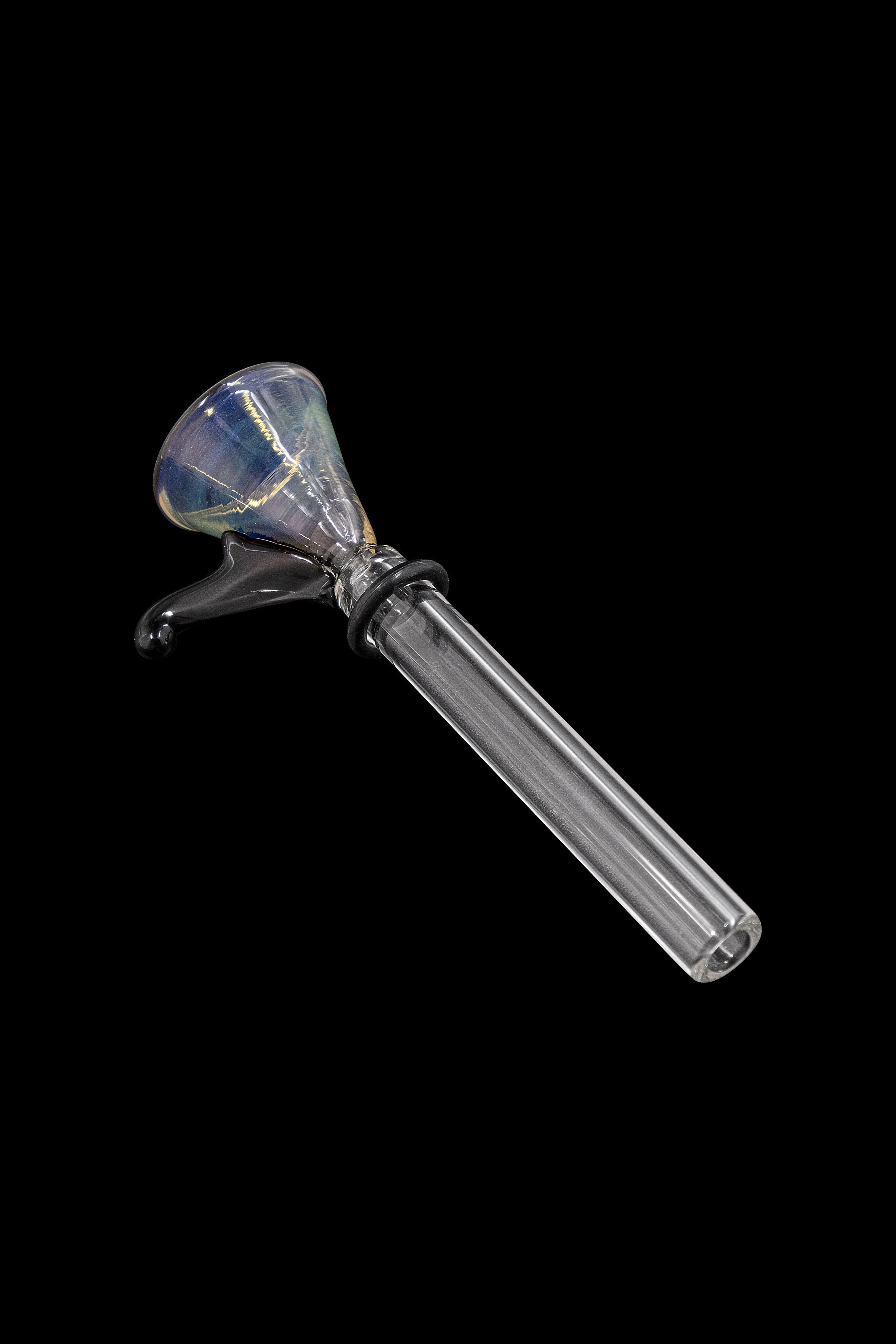 LA Pipes 9mm Funnel Slide Bowl with Handle for Pull-Stem Bongs