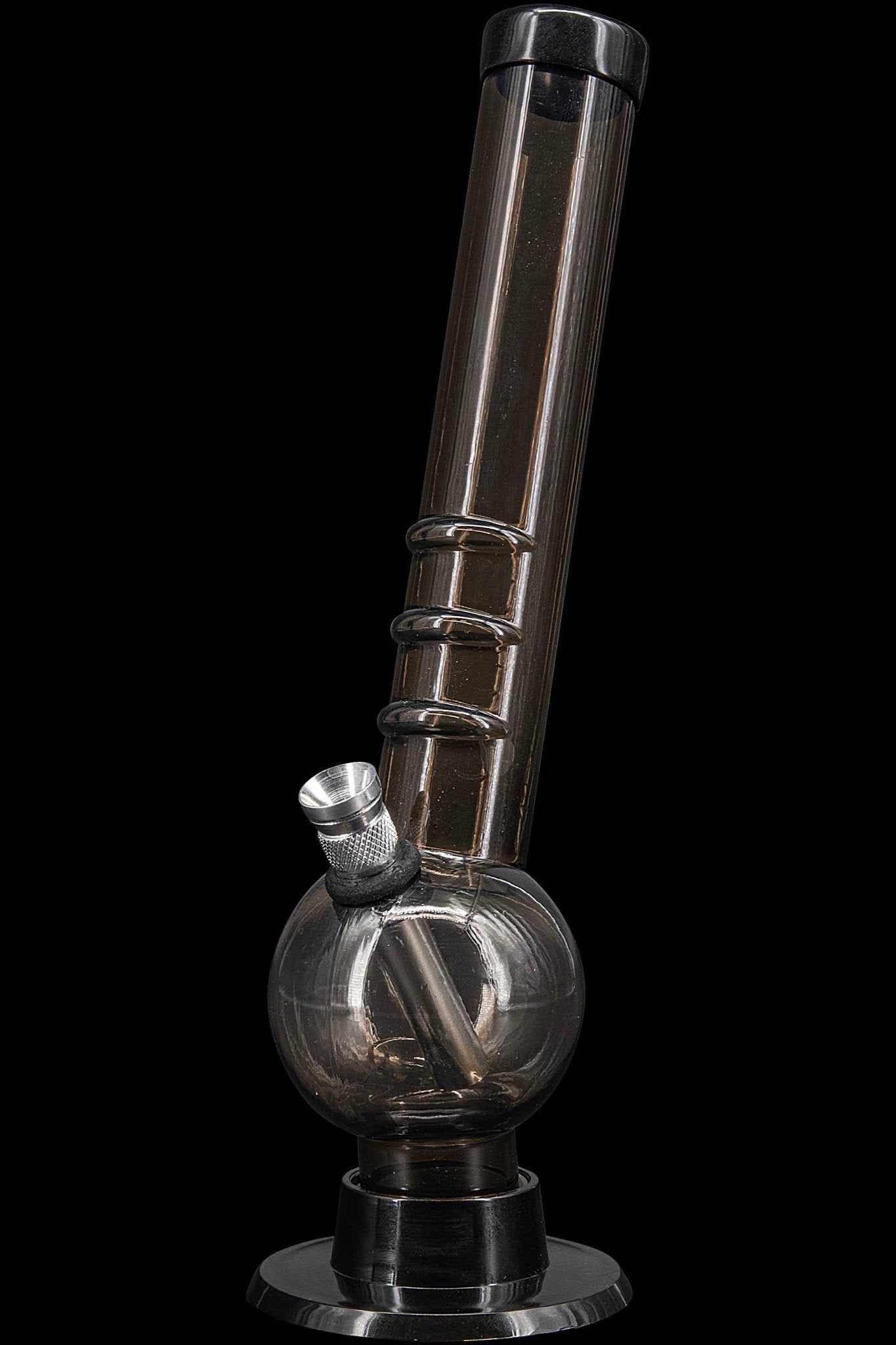 JM Plastics Acrylic Angled Neck Bubble Bong