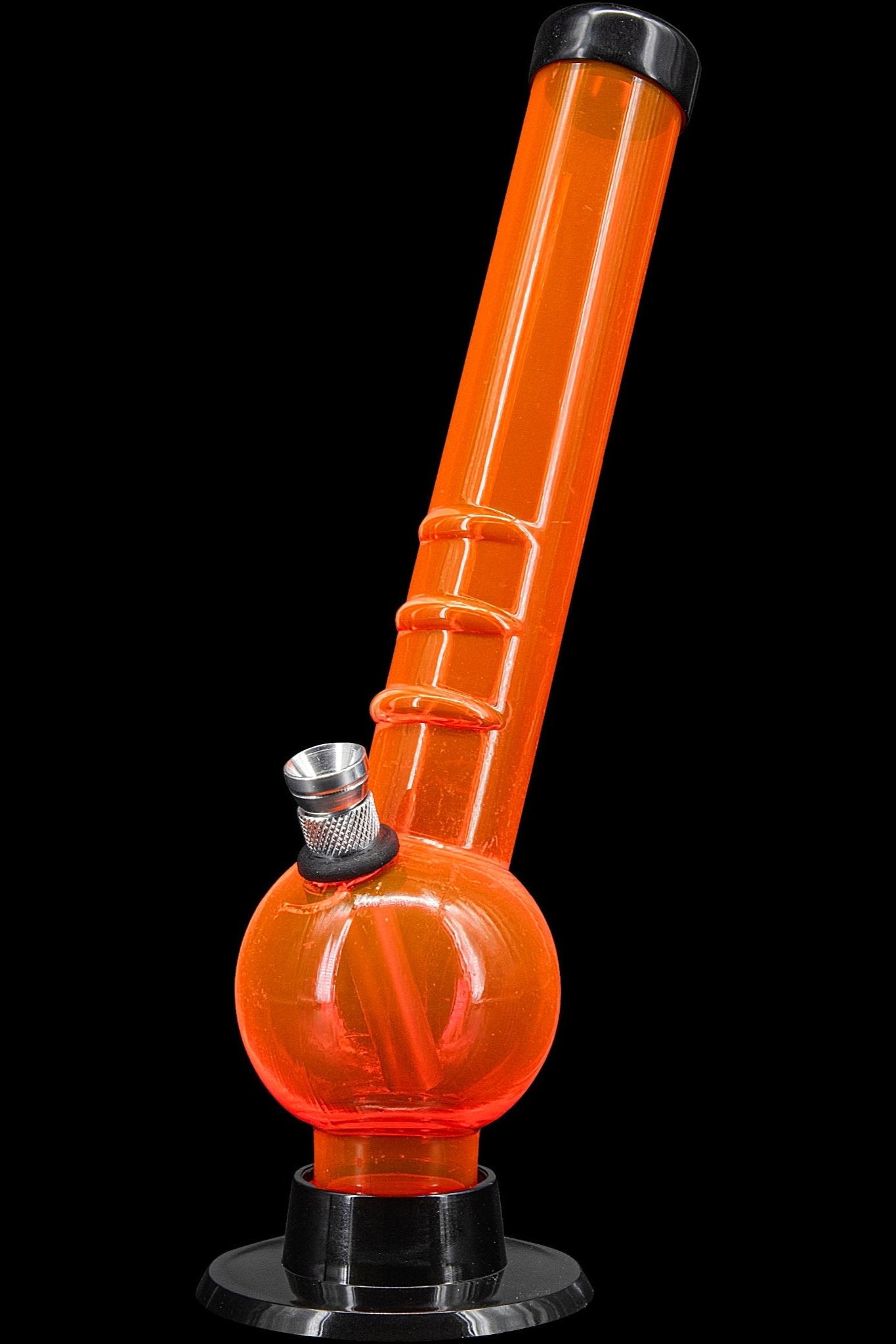 JM Plastics Acrylic Angled Neck Bubble Bong
